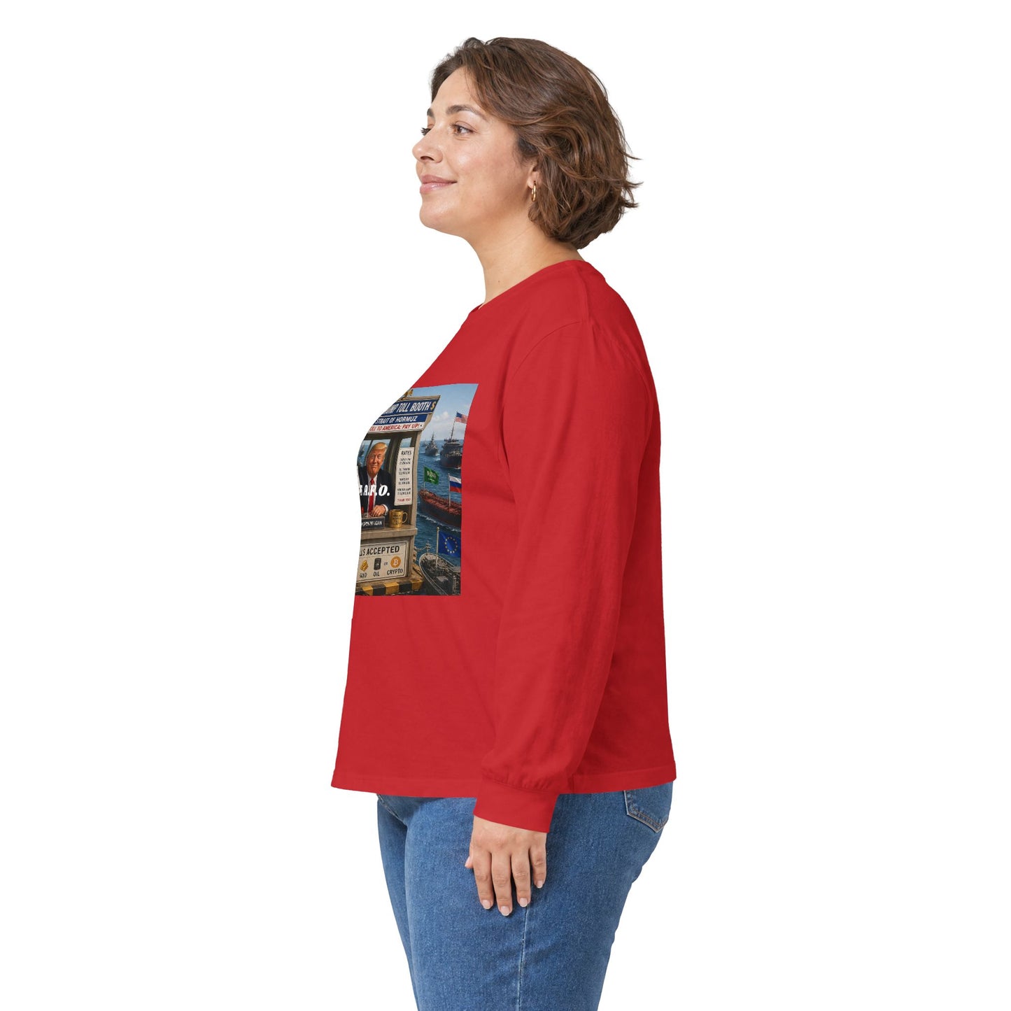 The FAFO Society Long Sleeve Tee — Vintage Carnival Ticket Booth Graphic