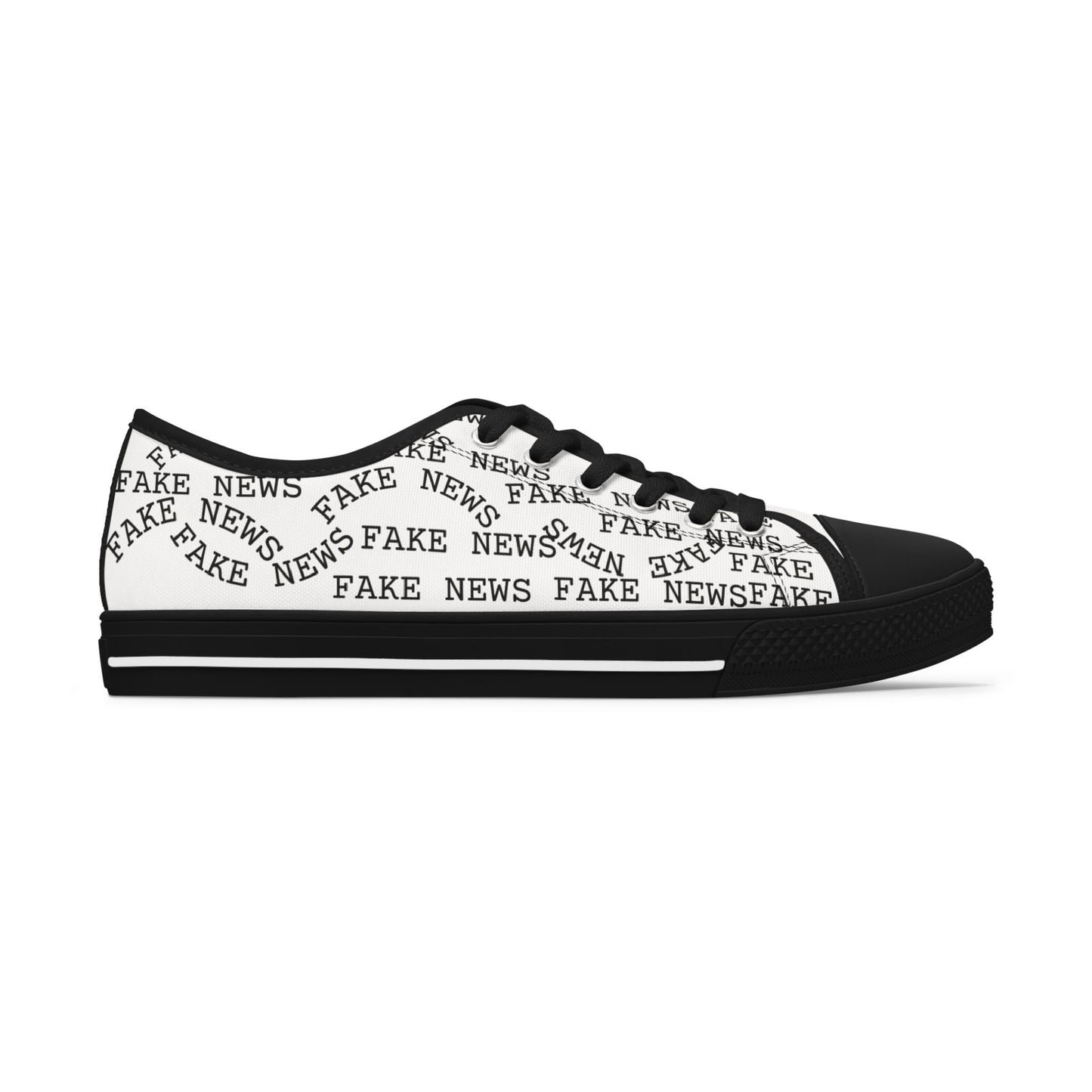 Women's Low Top 'FAKE NEWS' Shoes