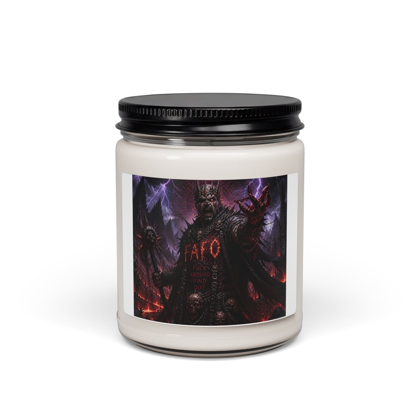 Viking Warrior Soy Candle — 9oz Scented Jar Candle