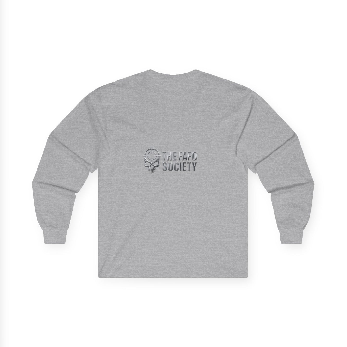 The FAFO Society Long Sleeve Tee — Vintage Carnival Ticket Booth Graphic