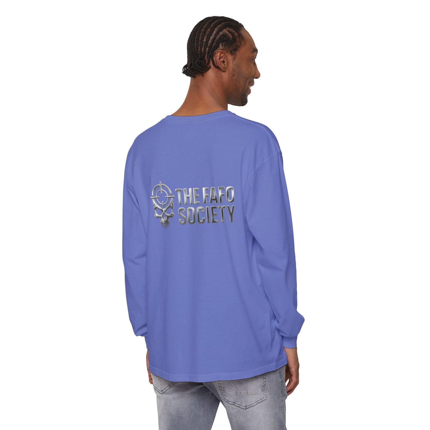 Long Sleeve T-Shirt — 'He Who Fucks Around Finds Out' Phoenix Design (Proud Member of the FAFO Society)