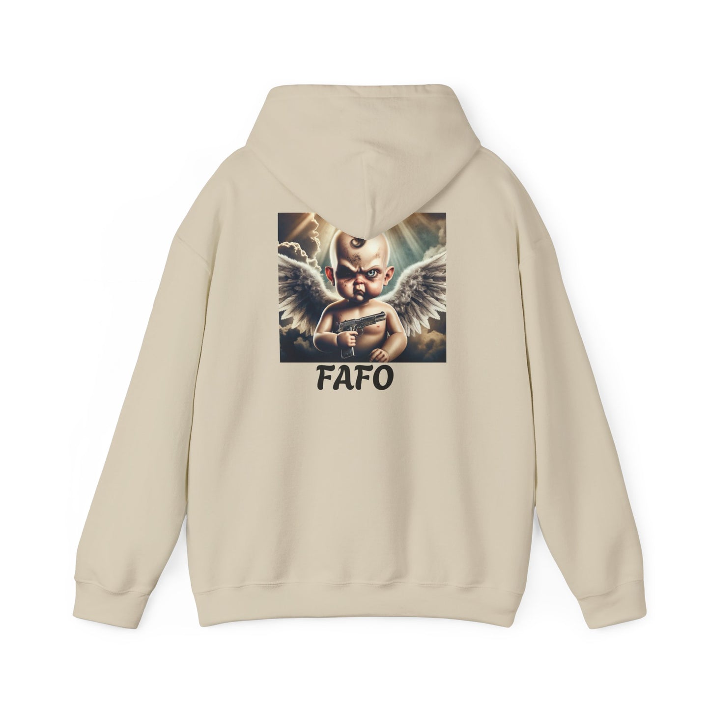 FAFO Society Hoodie — 'Proud Member of the FAFO Society' Angel Graphic Sweatshirt