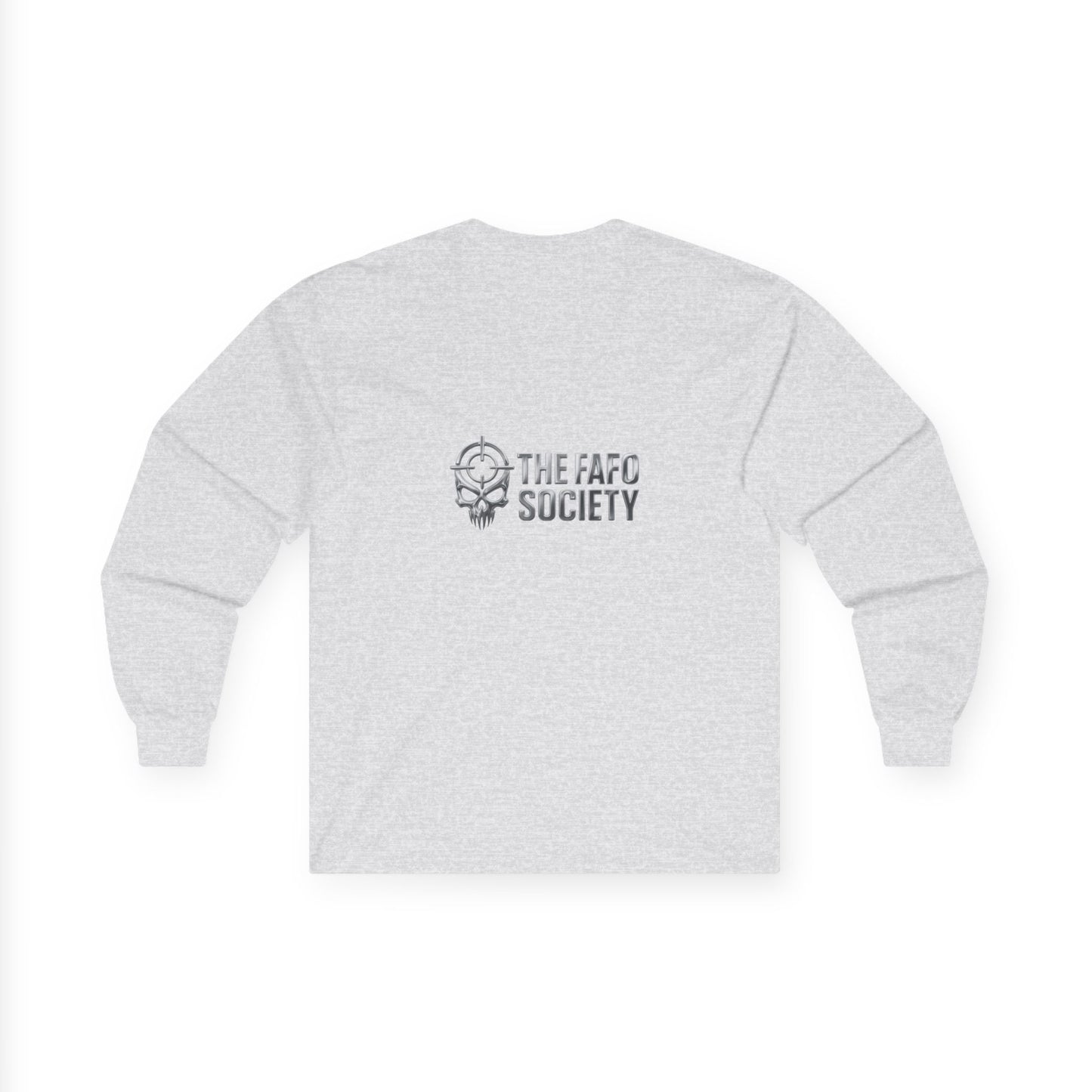 Long Sleeve Tee — Retro Arcade Collage "Trump Toll Booth" Design