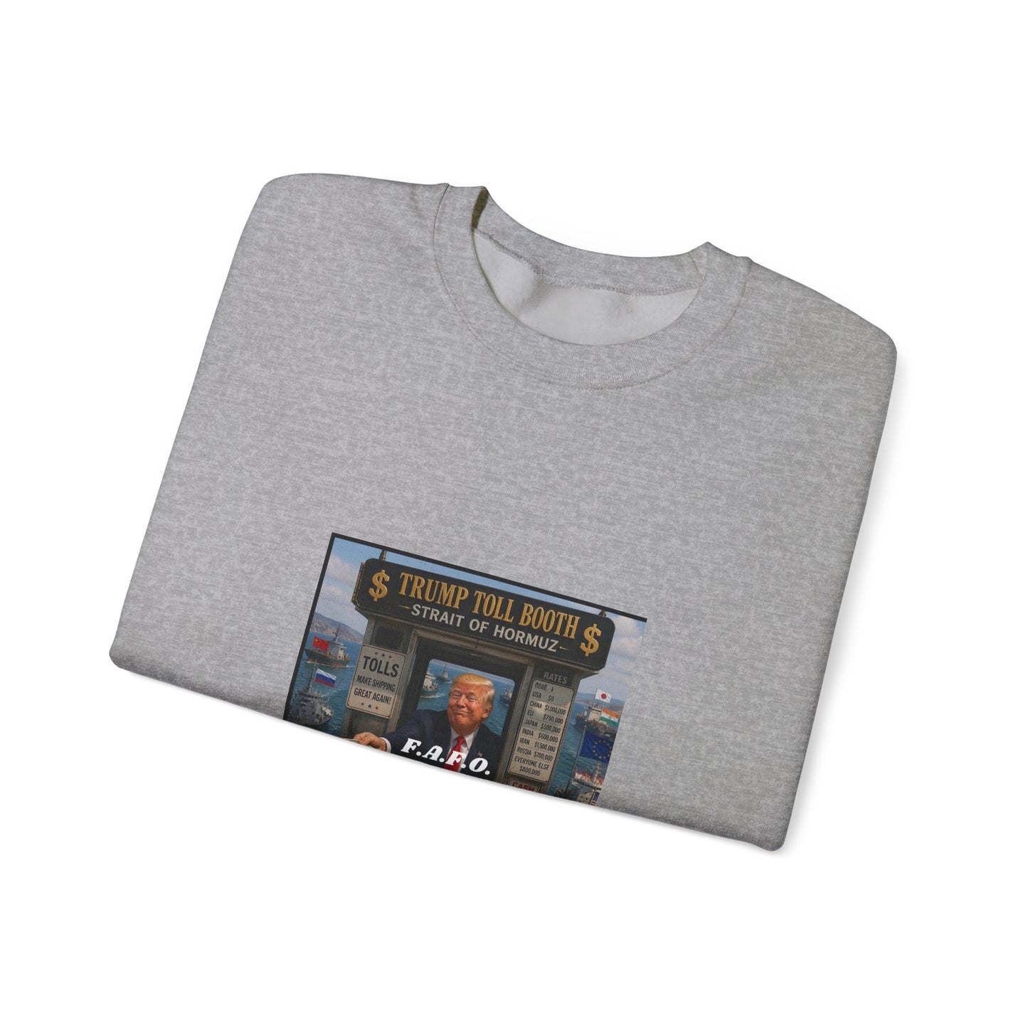Vintage Arcade Poster Sweatshirt — "Realistic Tour Nights" Retro Gaming Crewneck
