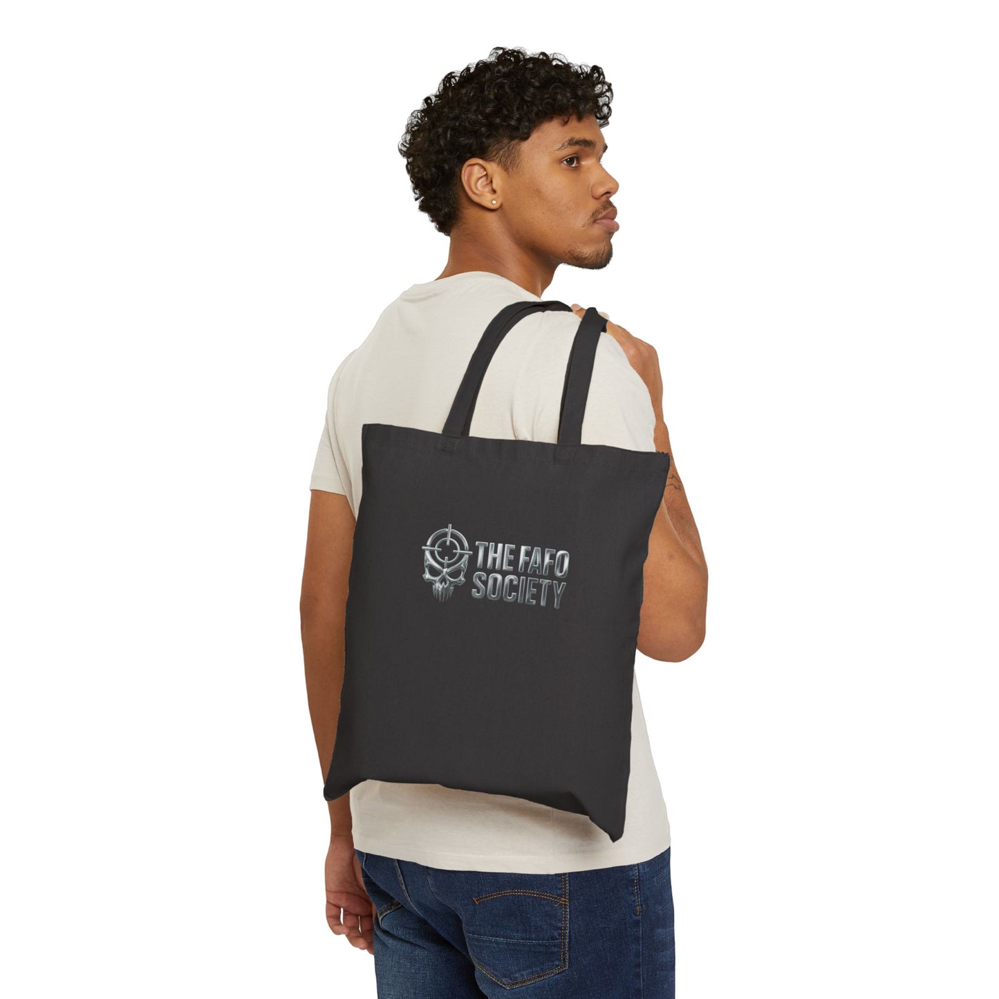 Canvas Tote Bag — Retro City Comic Collage Print