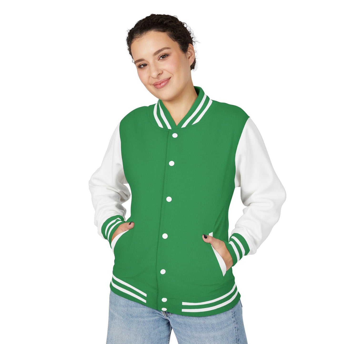 Letterman Jacket — Retro Graphic Back Patch