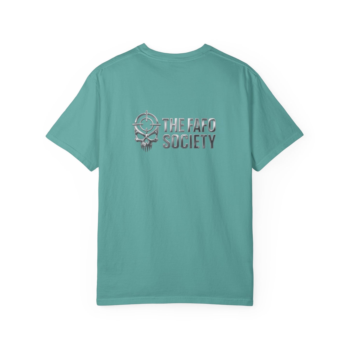 Dark Urban Noir T-Shirt — 'The Fafo Society' Skull Logo Tee