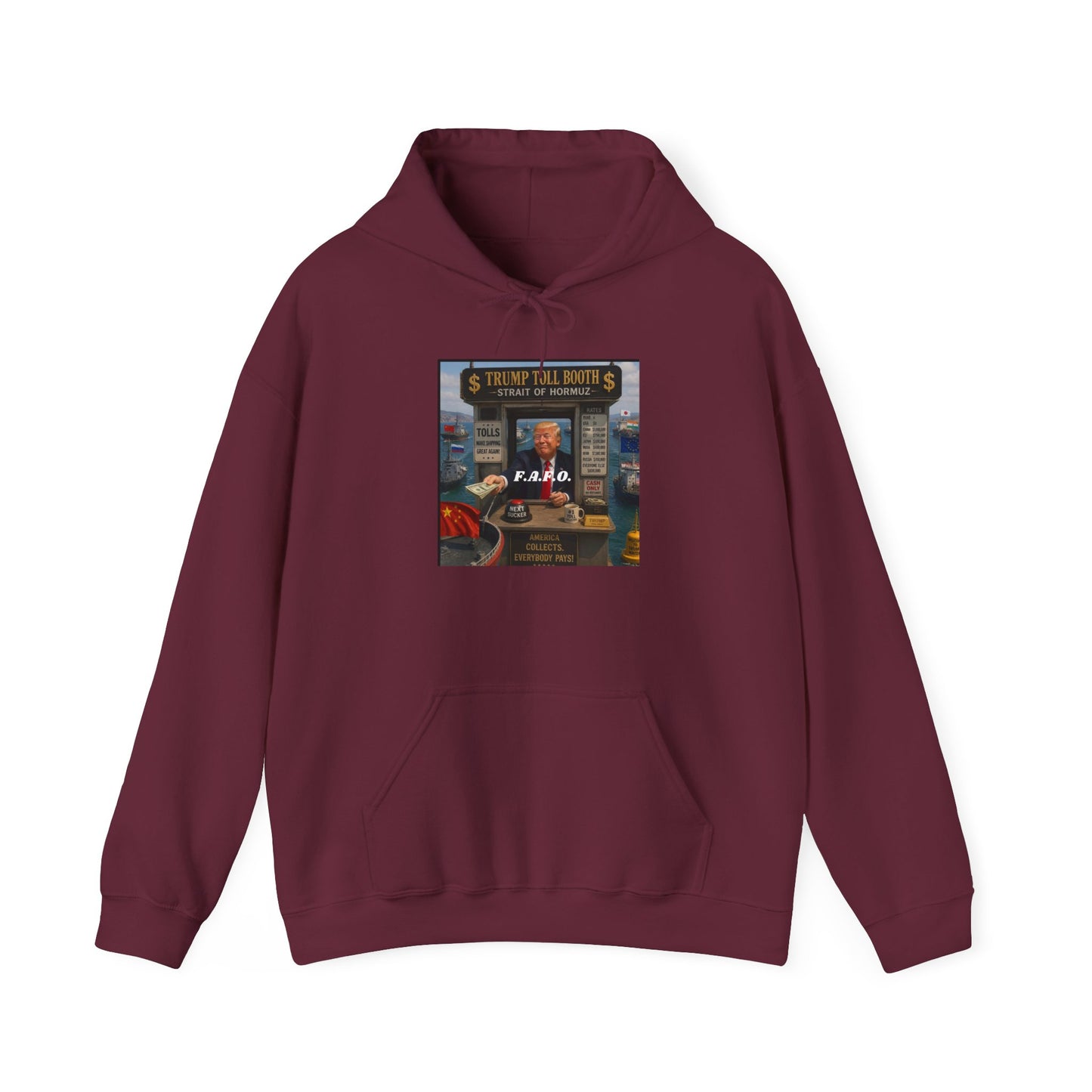 The FARO Society Hoodie — Vintage Travel Poster Graphic Pullover