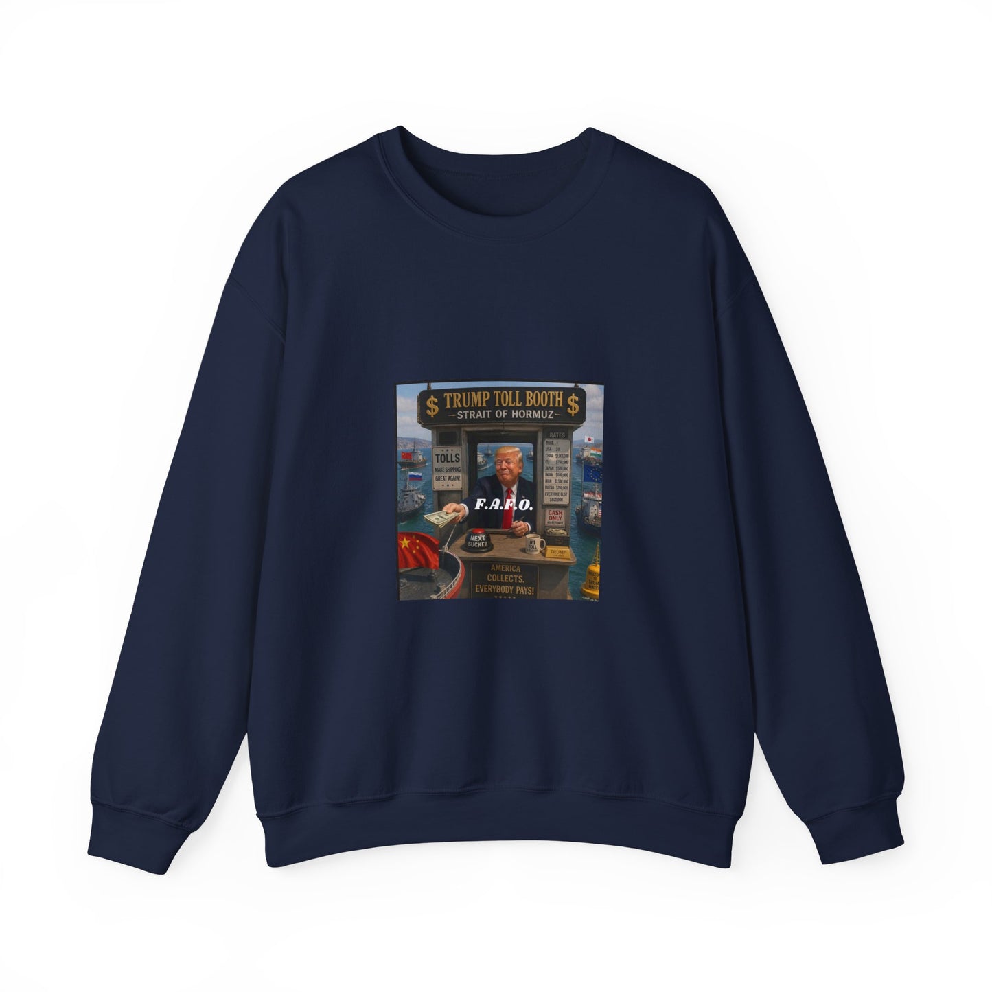 Vintage Arcade Poster Sweatshirt — "Realistic Tour Nights" Retro Gaming Crewneck
