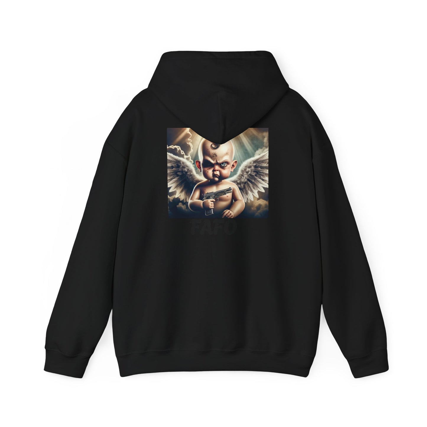 FAFO Society Hoodie — 'Proud Member of the FAFO Society' Angel Graphic Sweatshirt