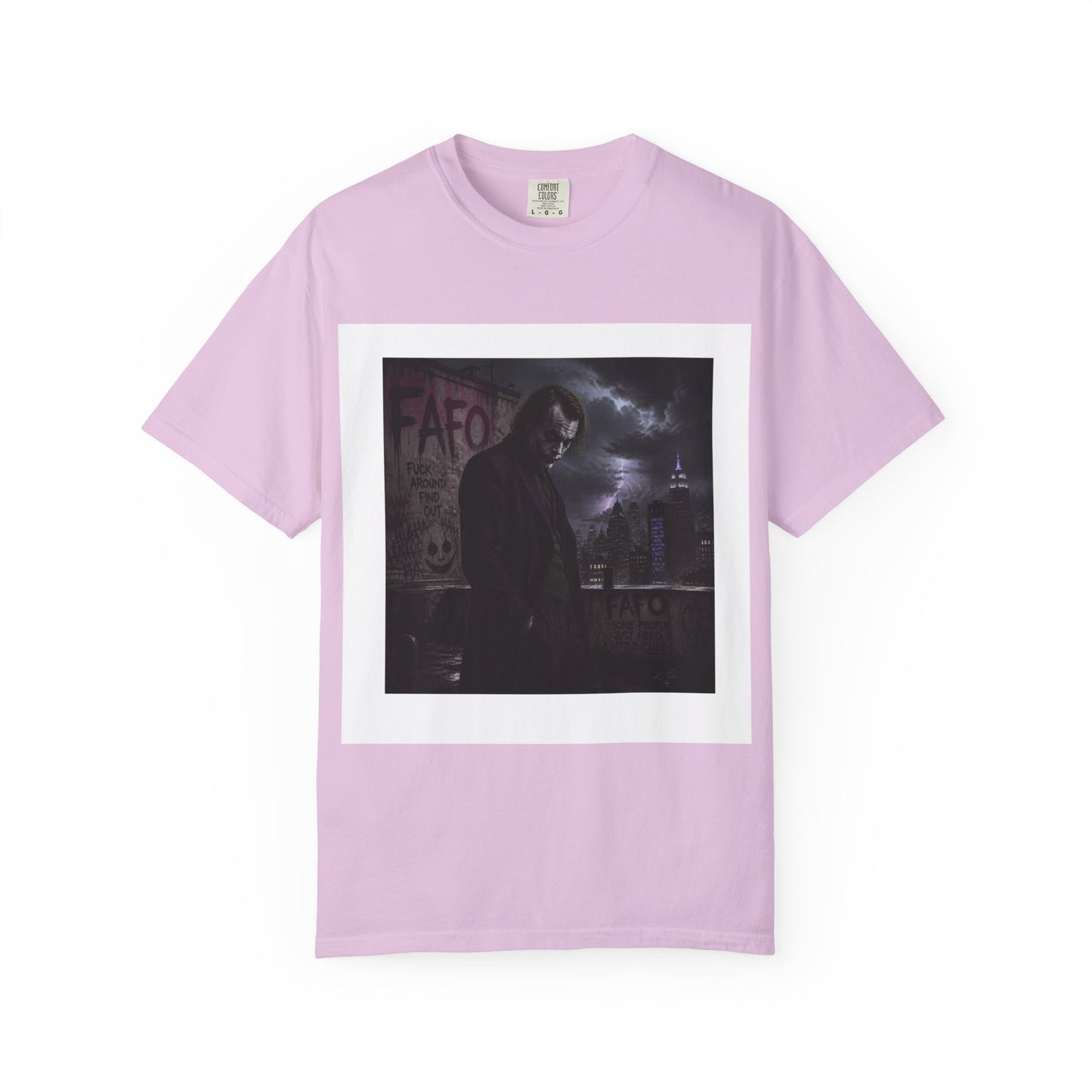 Dark Urban Noir T-Shirt — 'The Fafo Society' Skull Logo Tee