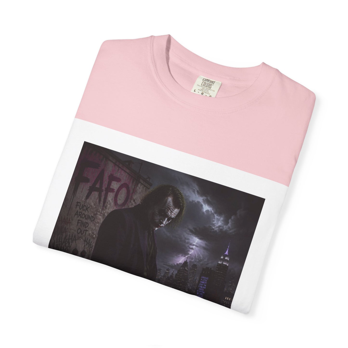 Dark Urban Noir T-Shirt — 'The Fafo Society' Skull Logo Tee
