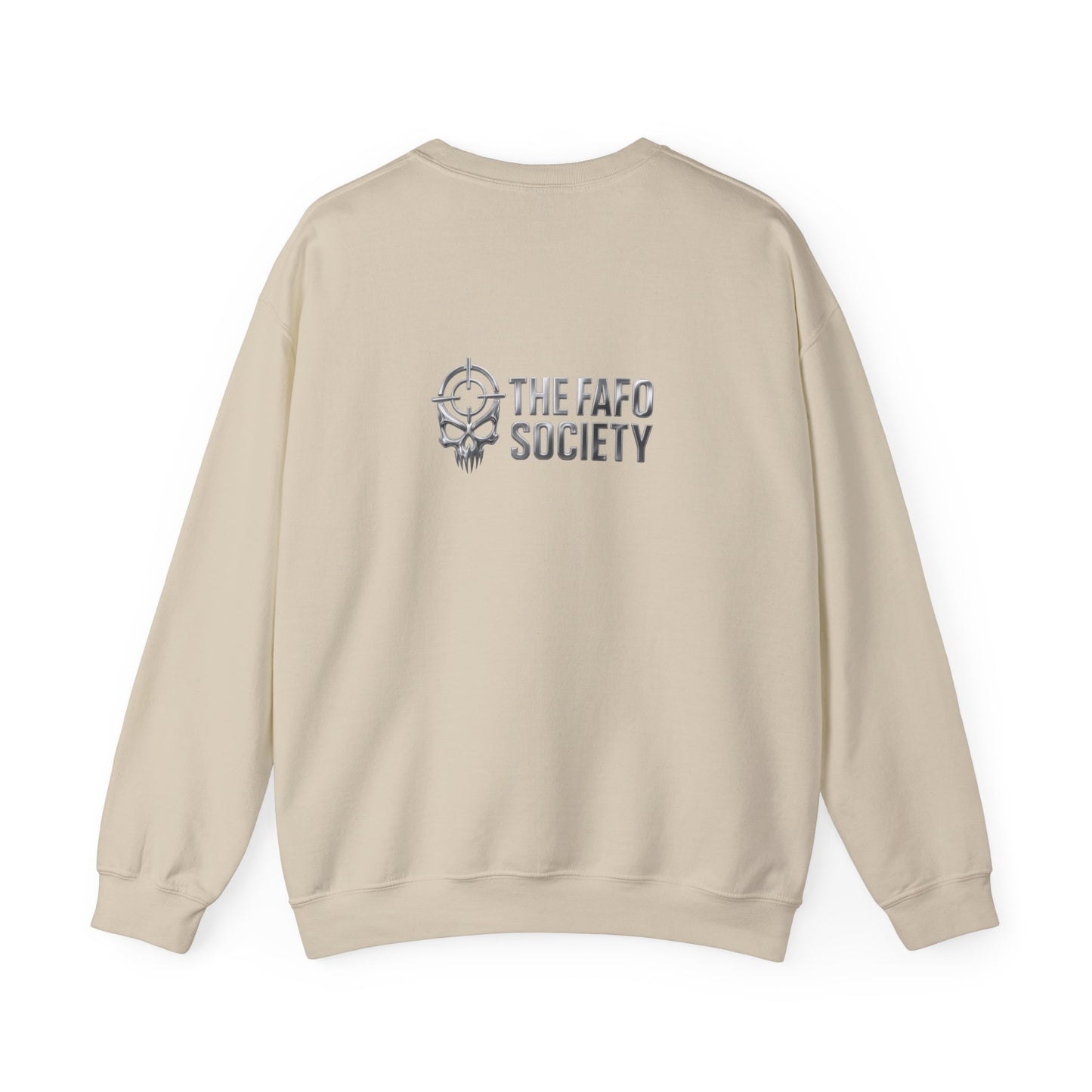 Graphic Crewneck Sweatshirt — 'The FAFO Society' Cold Patrol Artwork