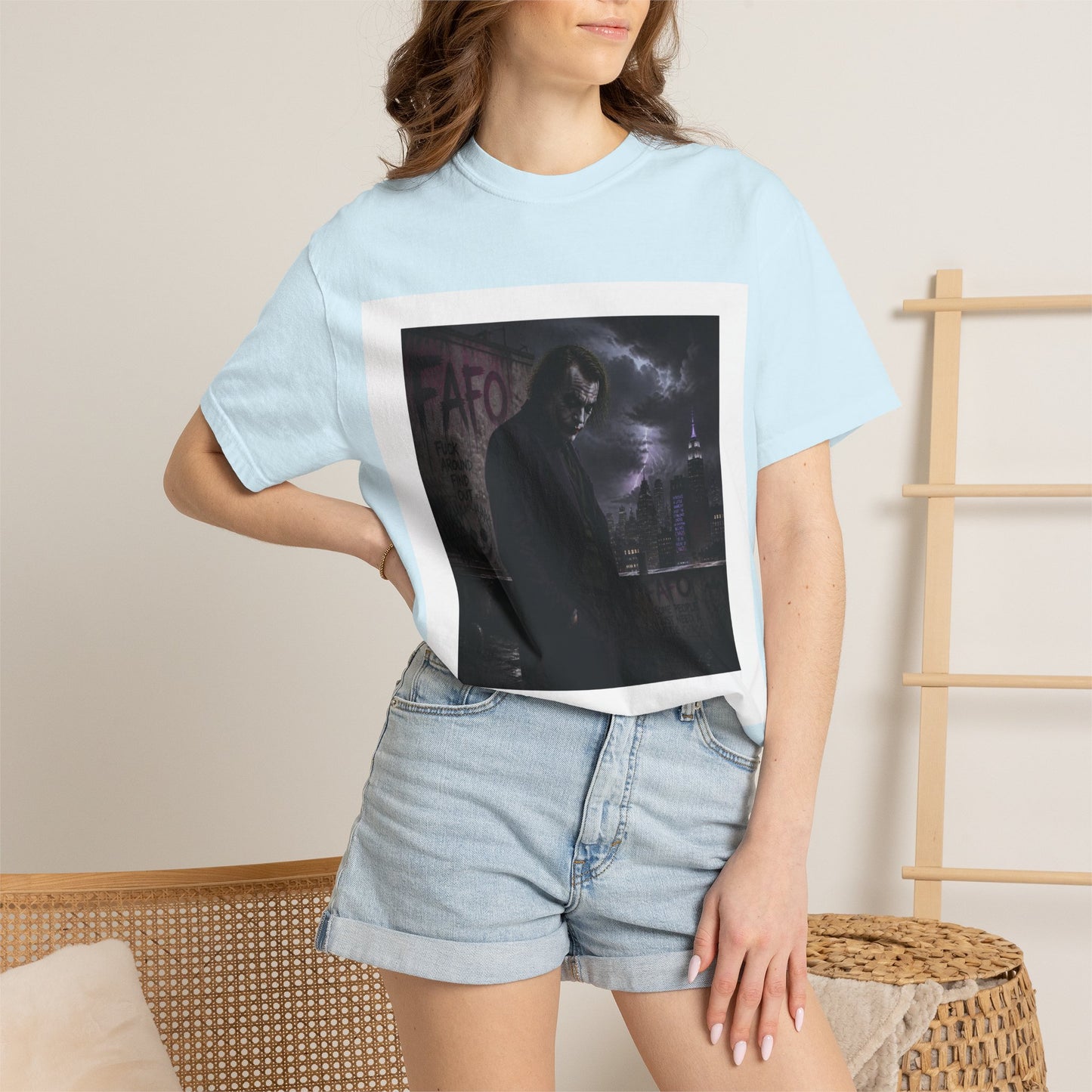 Dark Urban Noir T-Shirt — 'The Fafo Society' Skull Logo Tee