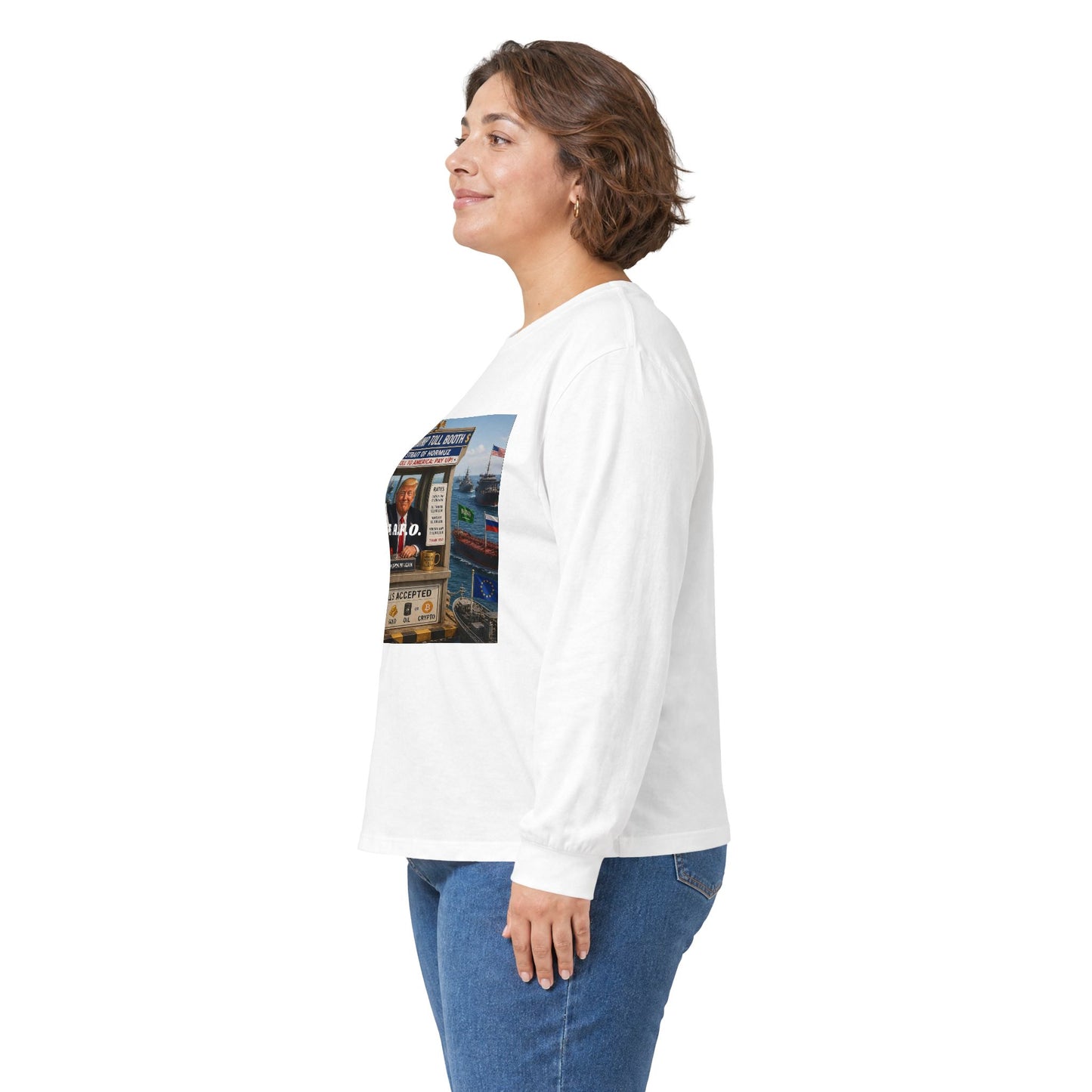 The FAFO Society Long Sleeve Tee — Vintage Carnival Ticket Booth Graphic