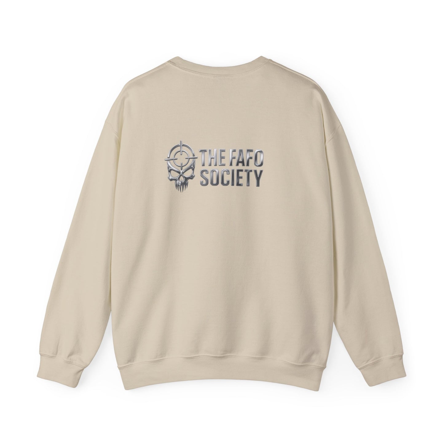 Satanic Demon Horror Crewneck Sweatshirt – 'Go' Graphic