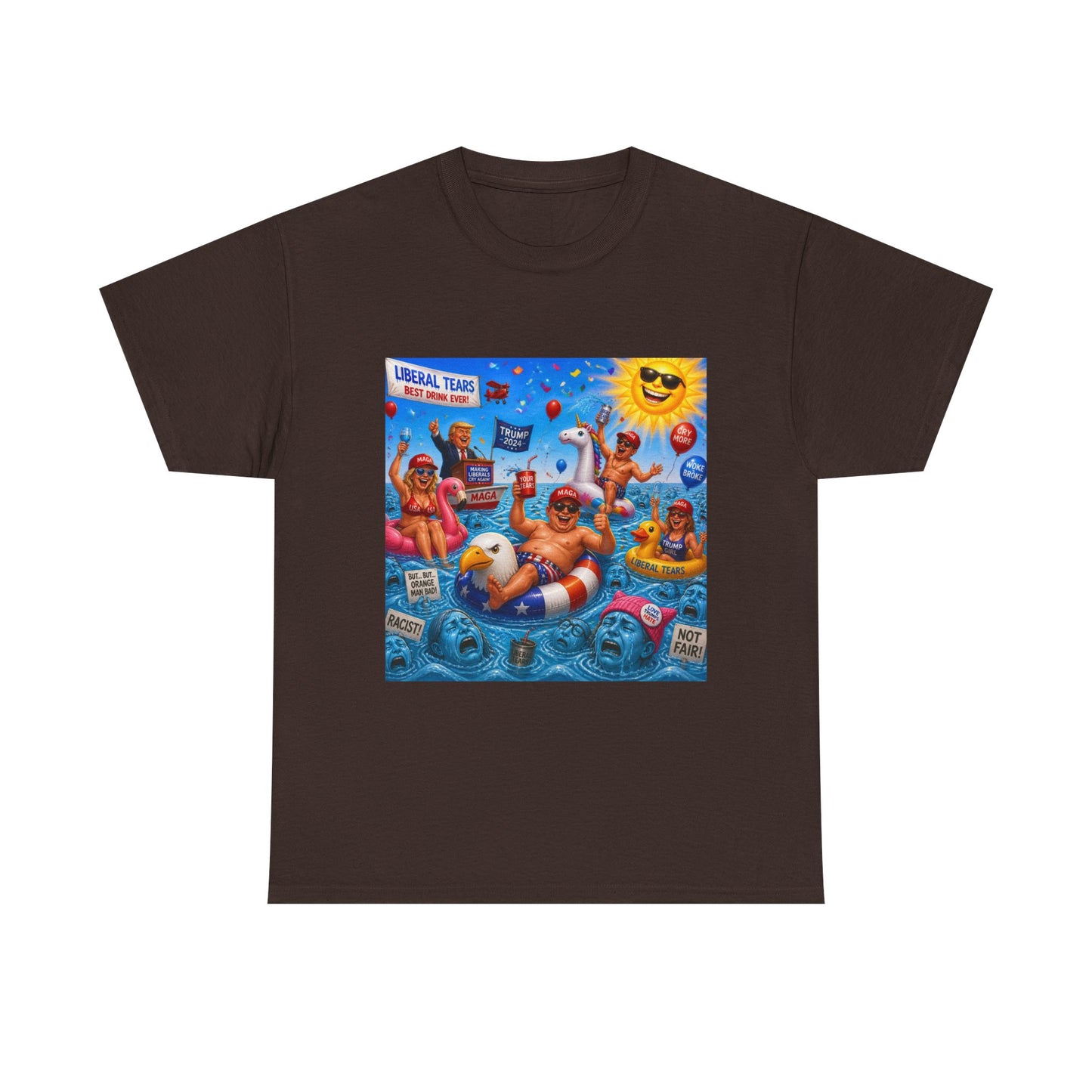Beach Party T-Shirt — "Lifeguard Sharks" Summer Graphic Tee