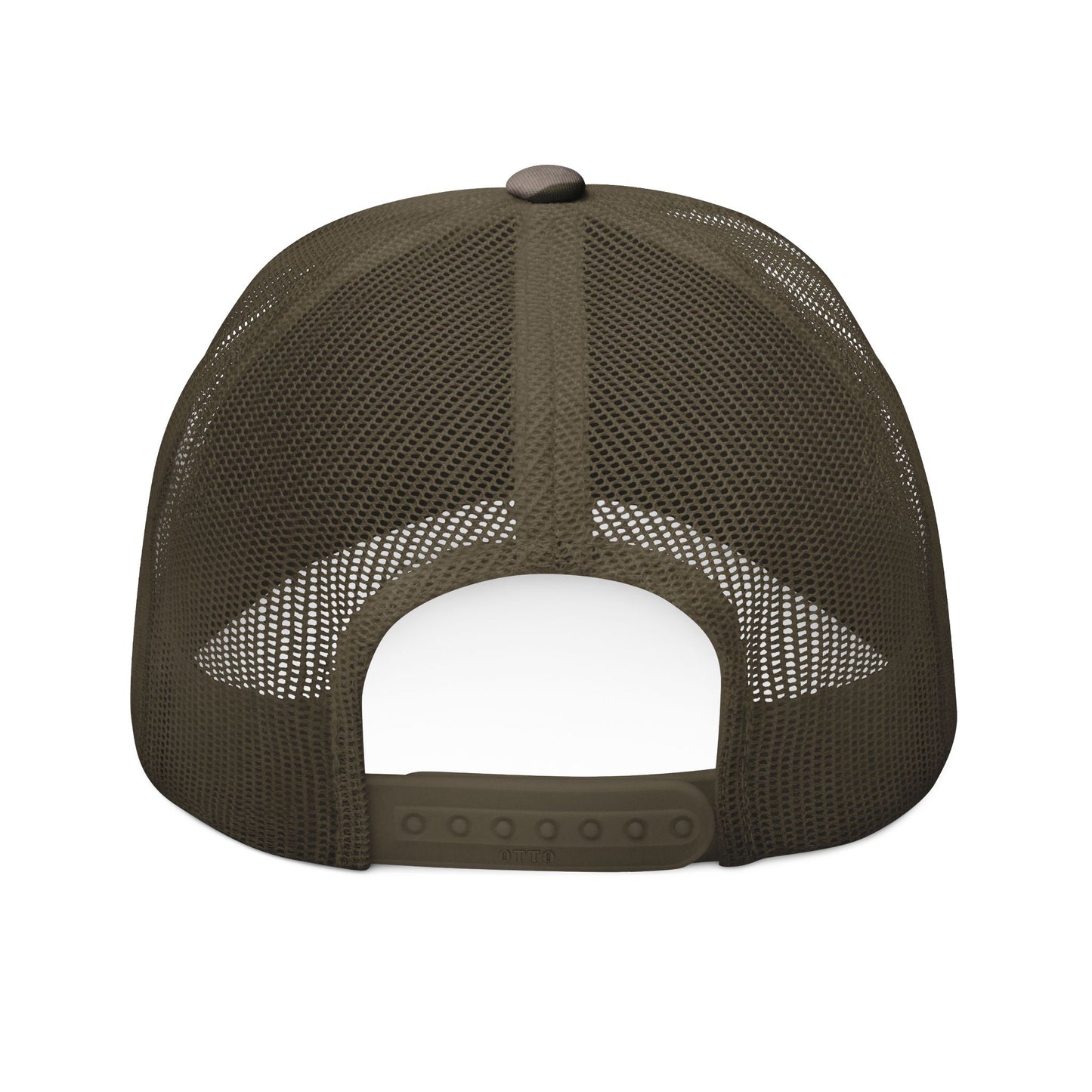 Camouflage Trucker Hat — Embroidered “The Fafo Society” Logo