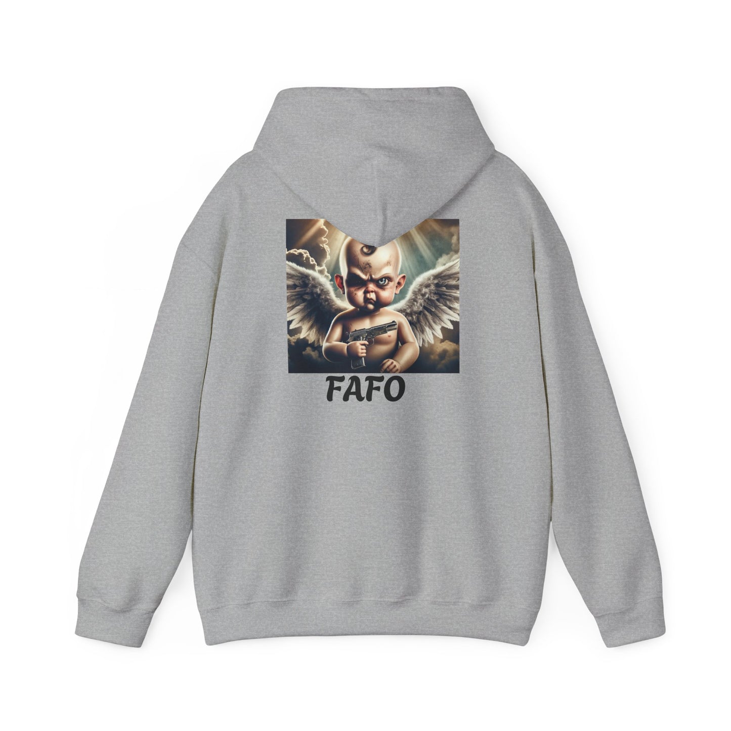 FAFO Society Hoodie — 'Proud Member of the FAFO Society' Angel Graphic Sweatshirt