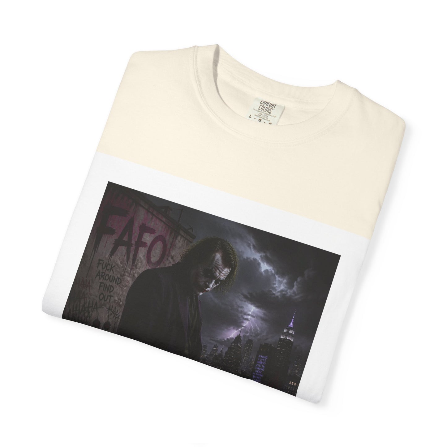 Dark Urban Noir T-Shirt — 'The Fafo Society' Skull Logo Tee