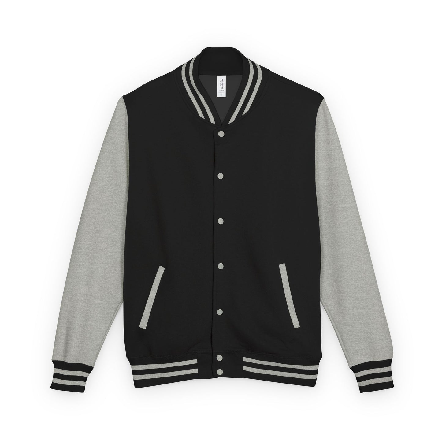 Letterman Jacket — Retro Graphic Back Patch