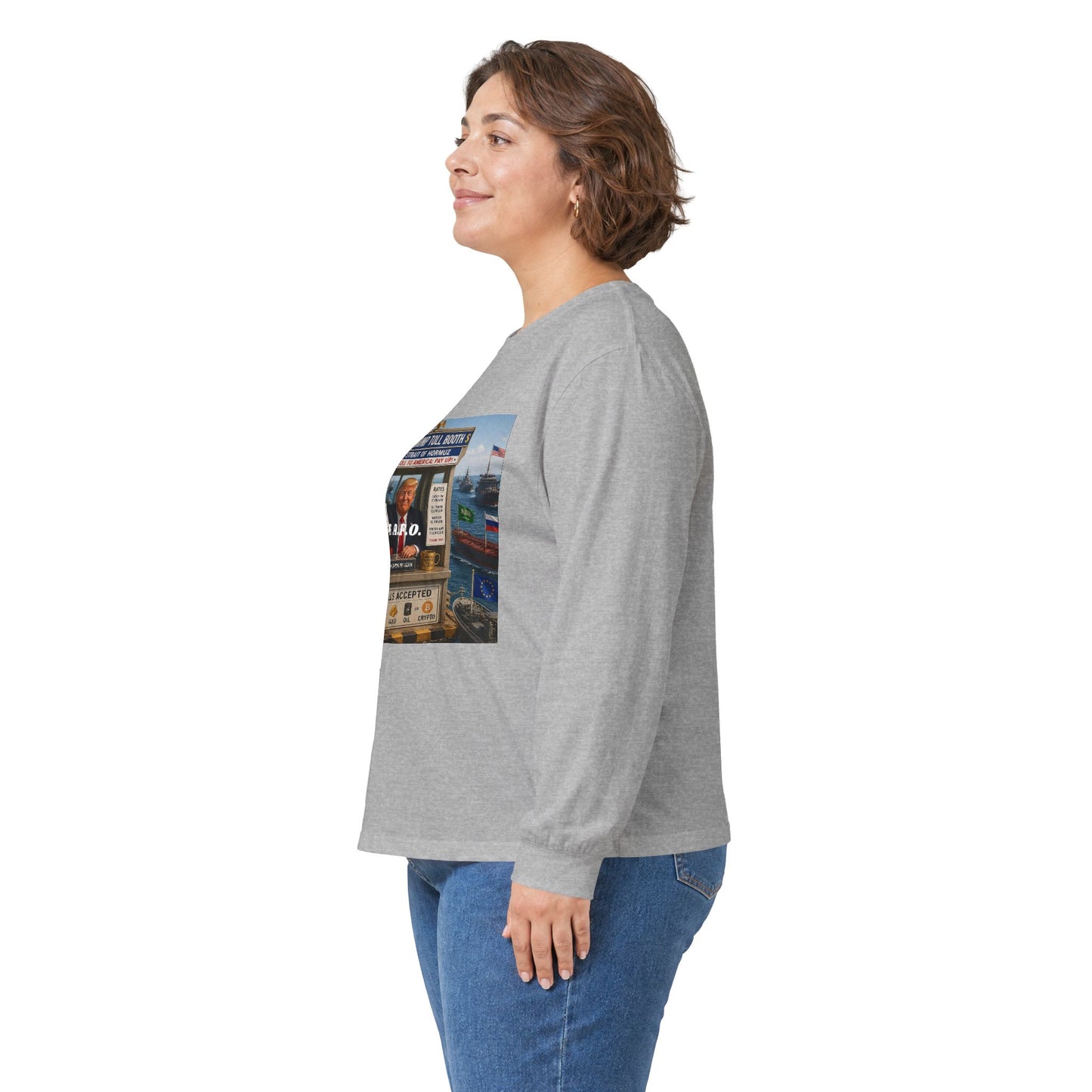 The FAFO Society Long Sleeve Tee — Vintage Carnival Ticket Booth Graphic