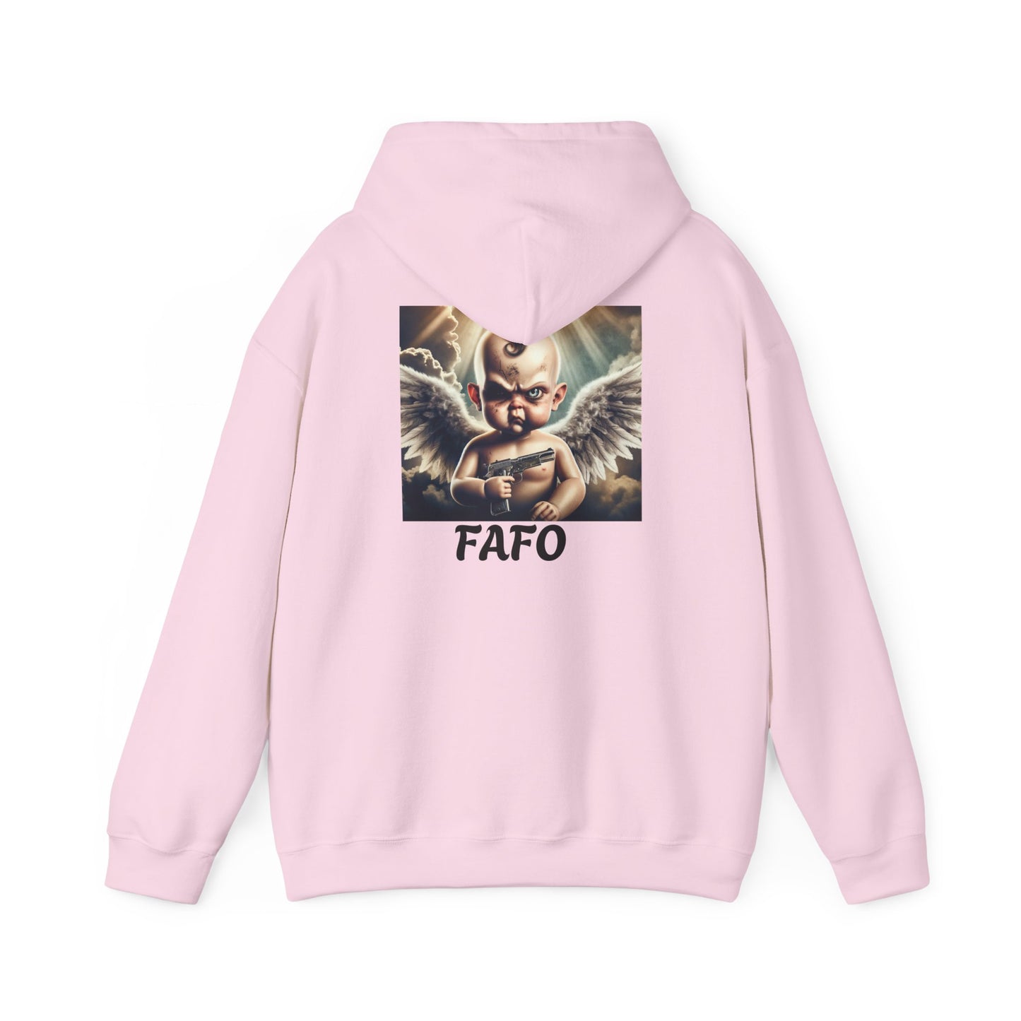FAFO Society Hoodie — 'Proud Member of the FAFO Society' Angel Graphic Sweatshirt
