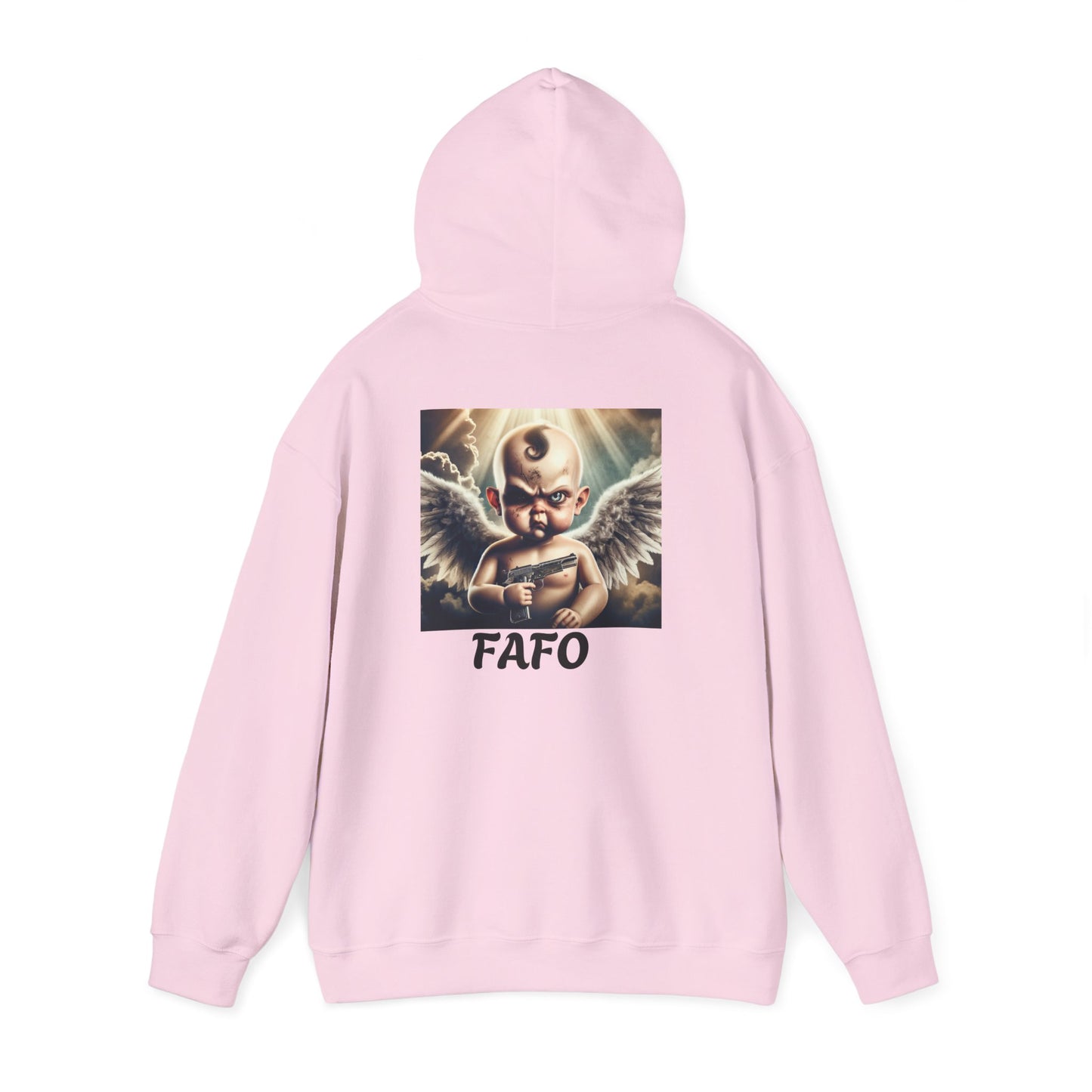 FAFO Society Hoodie — 'Proud Member of the FAFO Society' Angel Graphic Sweatshirt