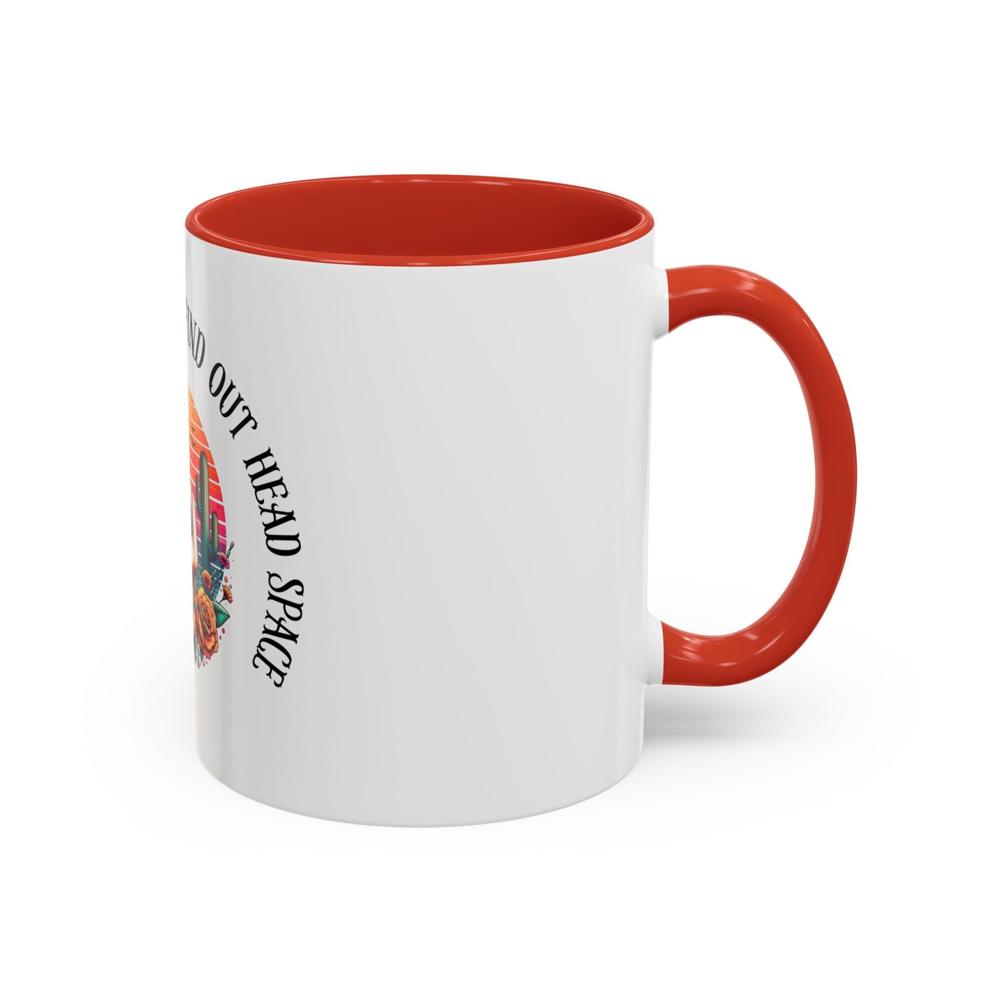 Coffee Mug - "I’m In A Fuck Around Find Out" Retro Cactus Middle Finger Design (Accent 11/15oz)
