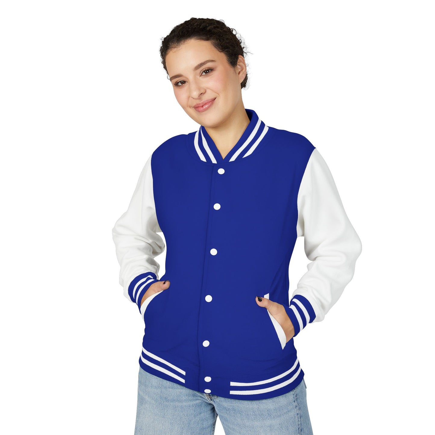 Letterman Jacket — Retro Graphic Back Patch