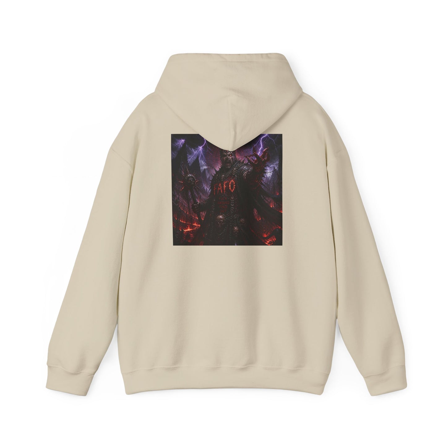 Hoodie — Dark Neon Aesthetic “AFRO” Graphic Pullover