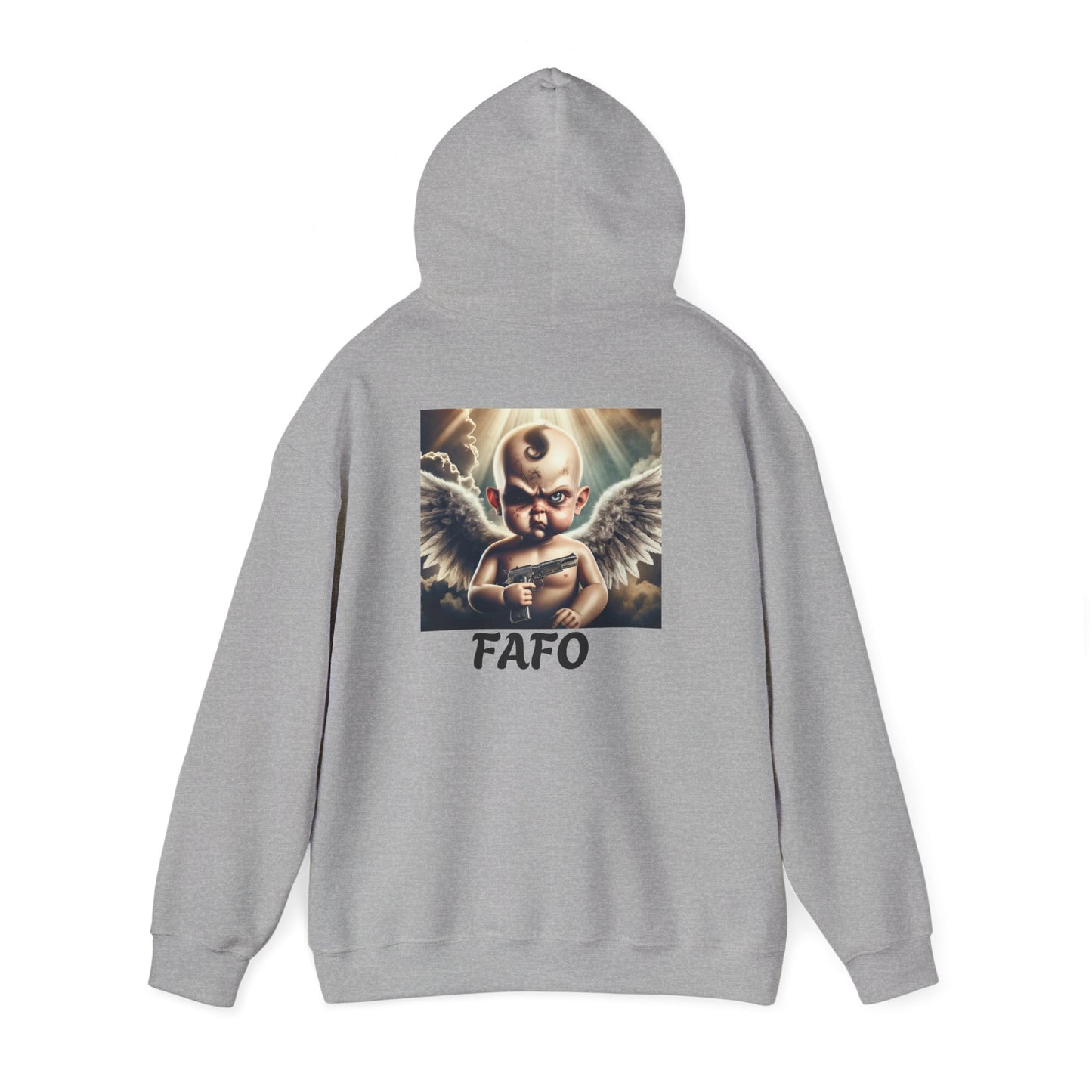 FAFO Society Hoodie — 'Proud Member of the FAFO Society' Angel Graphic Sweatshirt