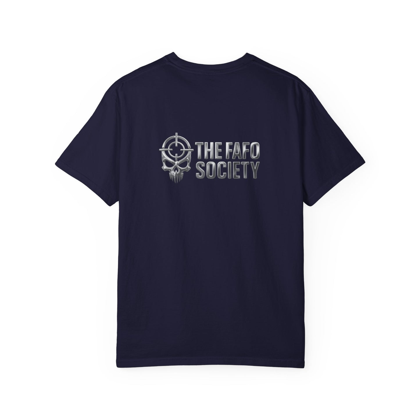 Dark Urban Noir T-Shirt — 'The Fafo Society' Skull Logo Tee