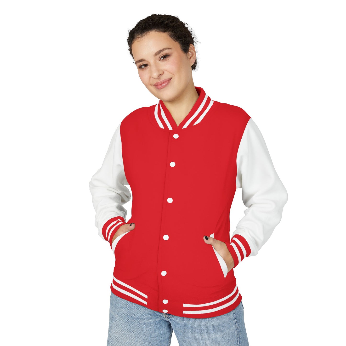 Letterman Jacket — Retro Graphic Back Patch