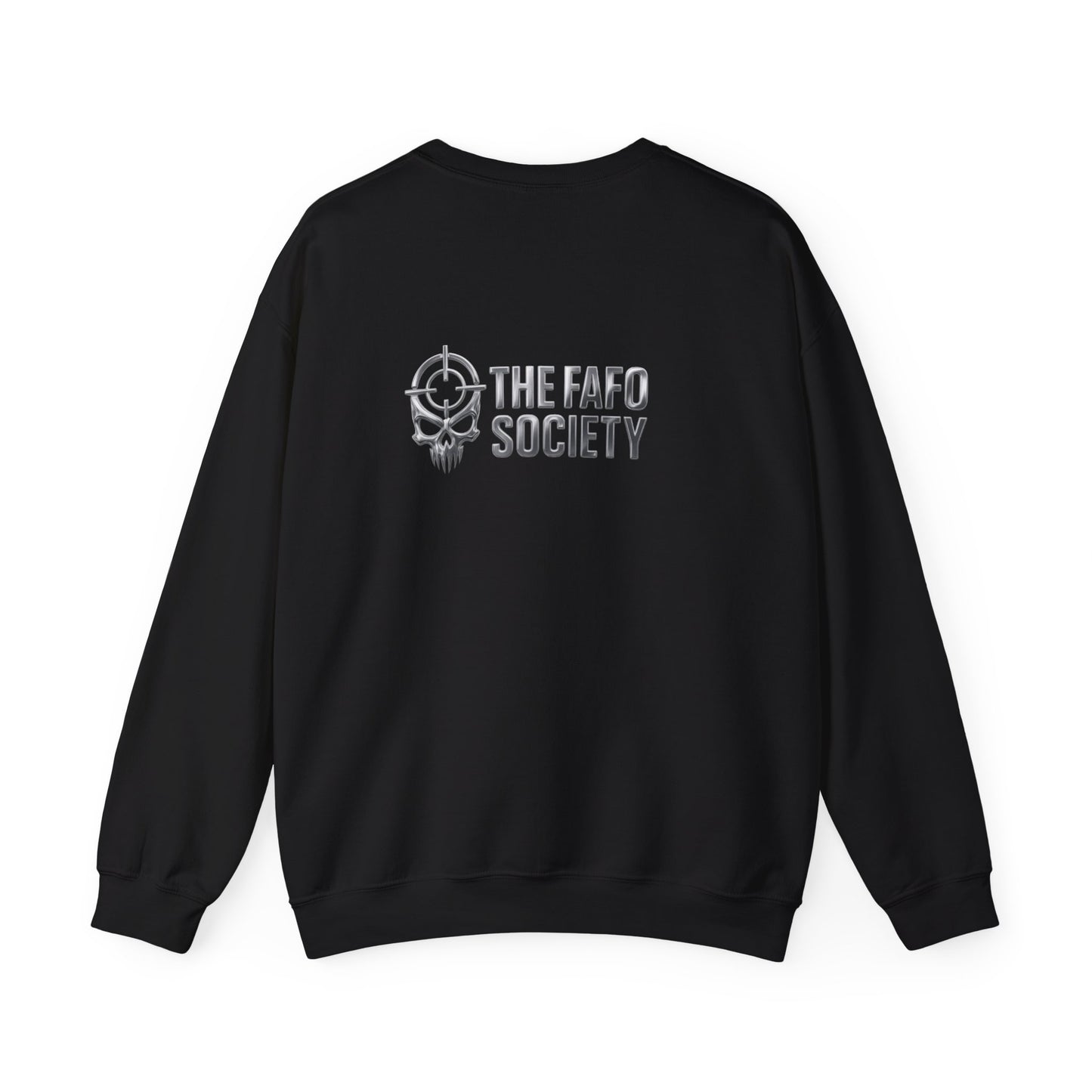 Satanic Demon Horror Crewneck Sweatshirt – 'Go' Graphic