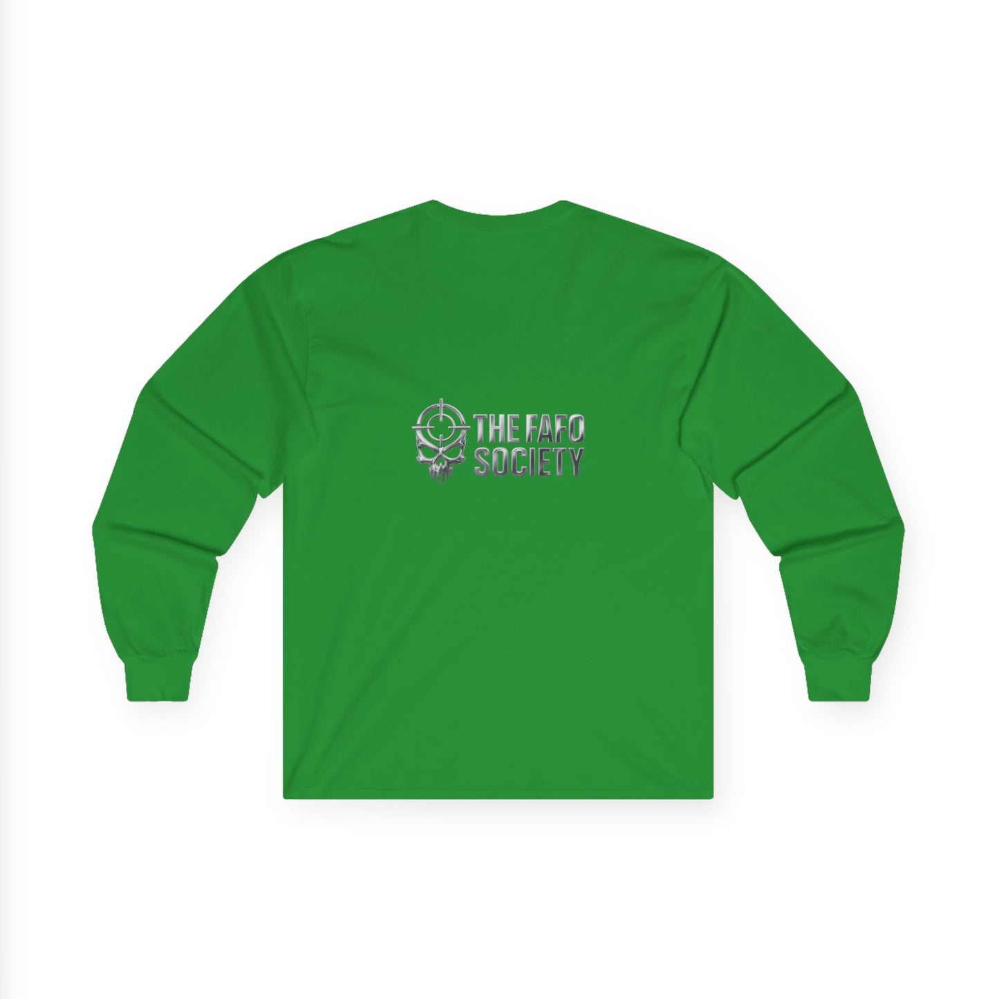 Long Sleeve Tee — Retro Arcade Collage "Trump Toll Booth" Design