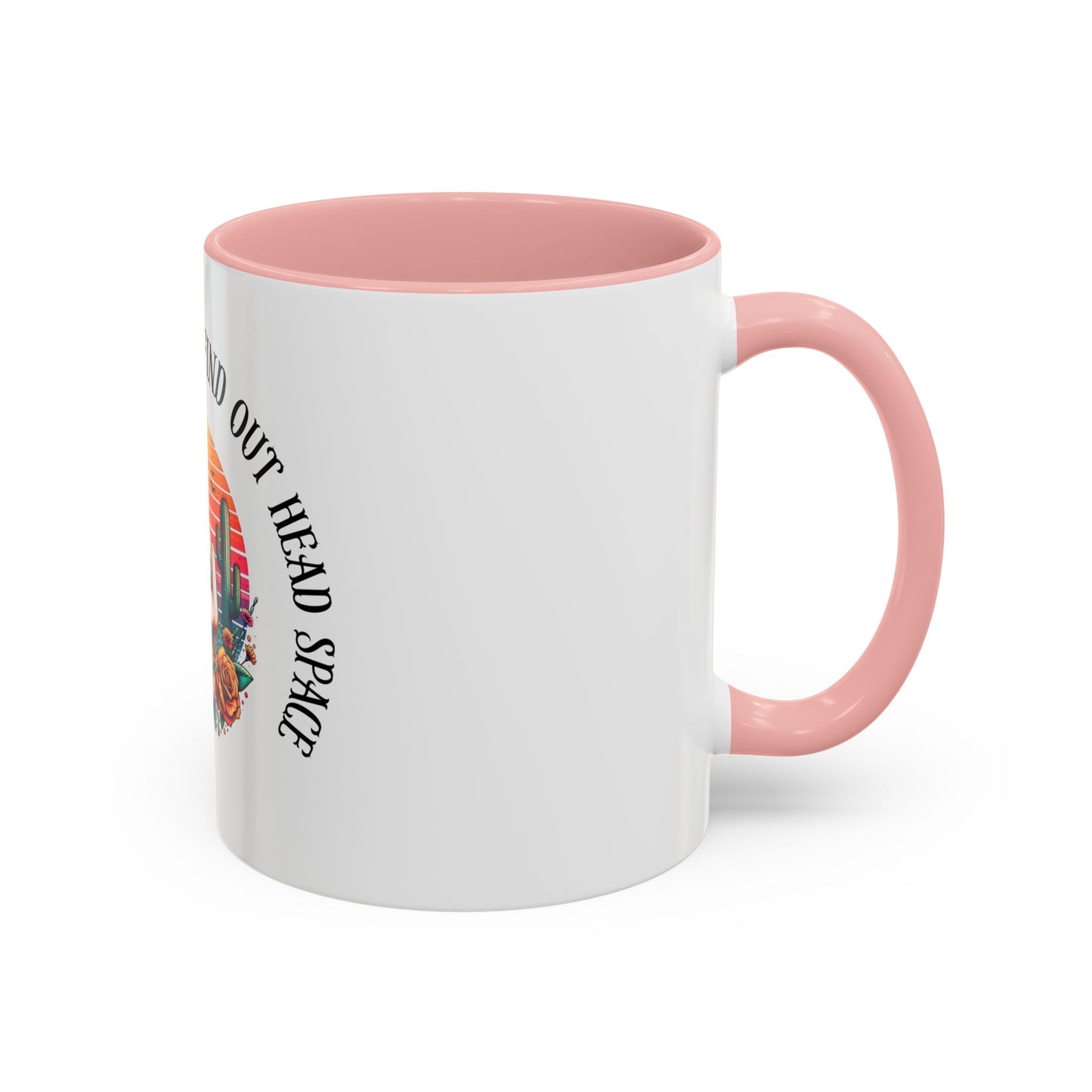 Coffee Mug - "I’m In A Fuck Around Find Out" Retro Cactus Middle Finger Design (Accent 11/15oz)