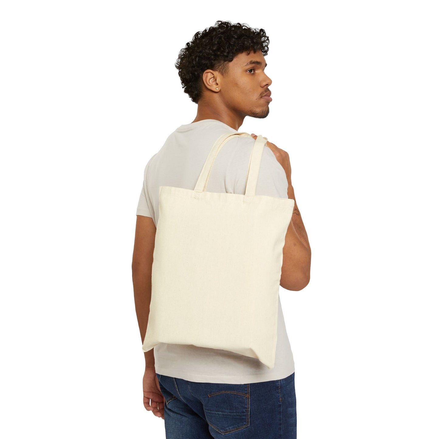 Dark Fantasy Demon Art Tote Bag — Gothic Canvas Shopper