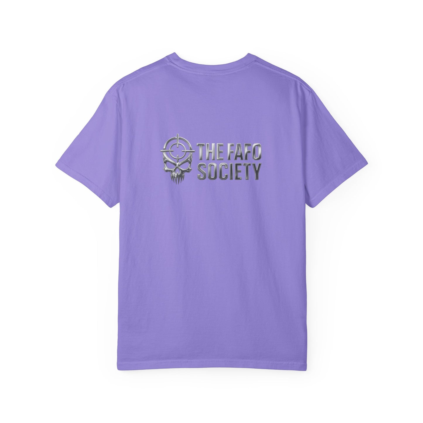 Dark Urban Noir T-Shirt — 'The Fafo Society' Skull Logo Tee