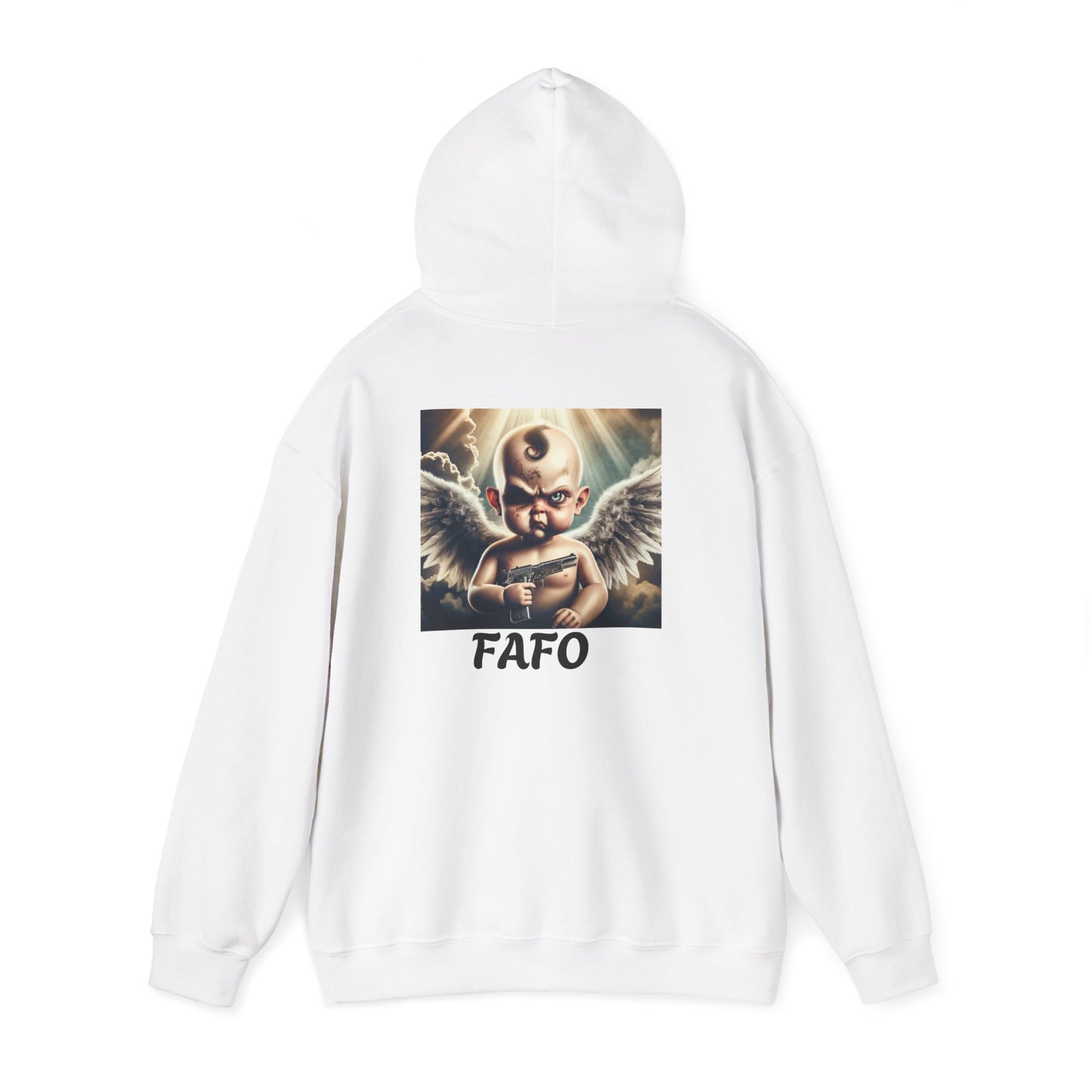 FAFO Society Hoodie — 'Proud Member of the FAFO Society' Angel Graphic Sweatshirt