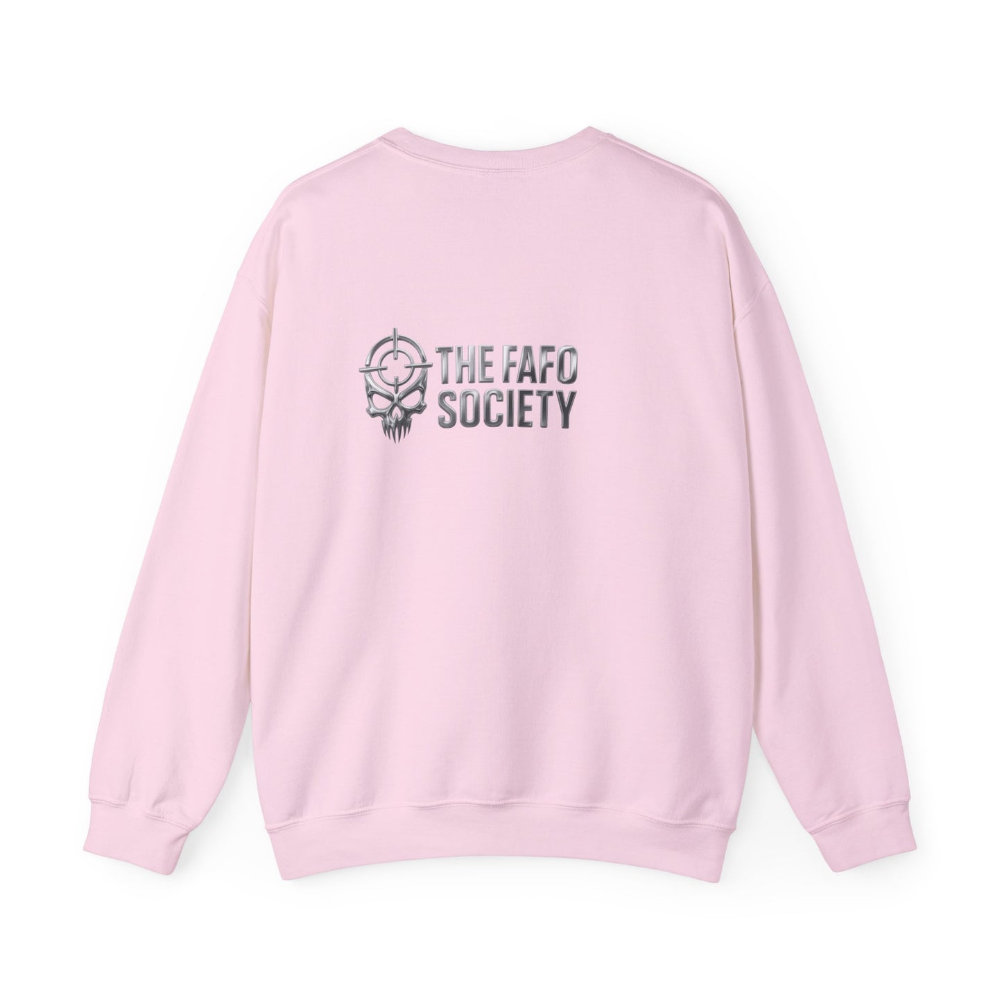 Political Satire Crewneck Sweatshirt — 'Trump Toll Booth' Graphic