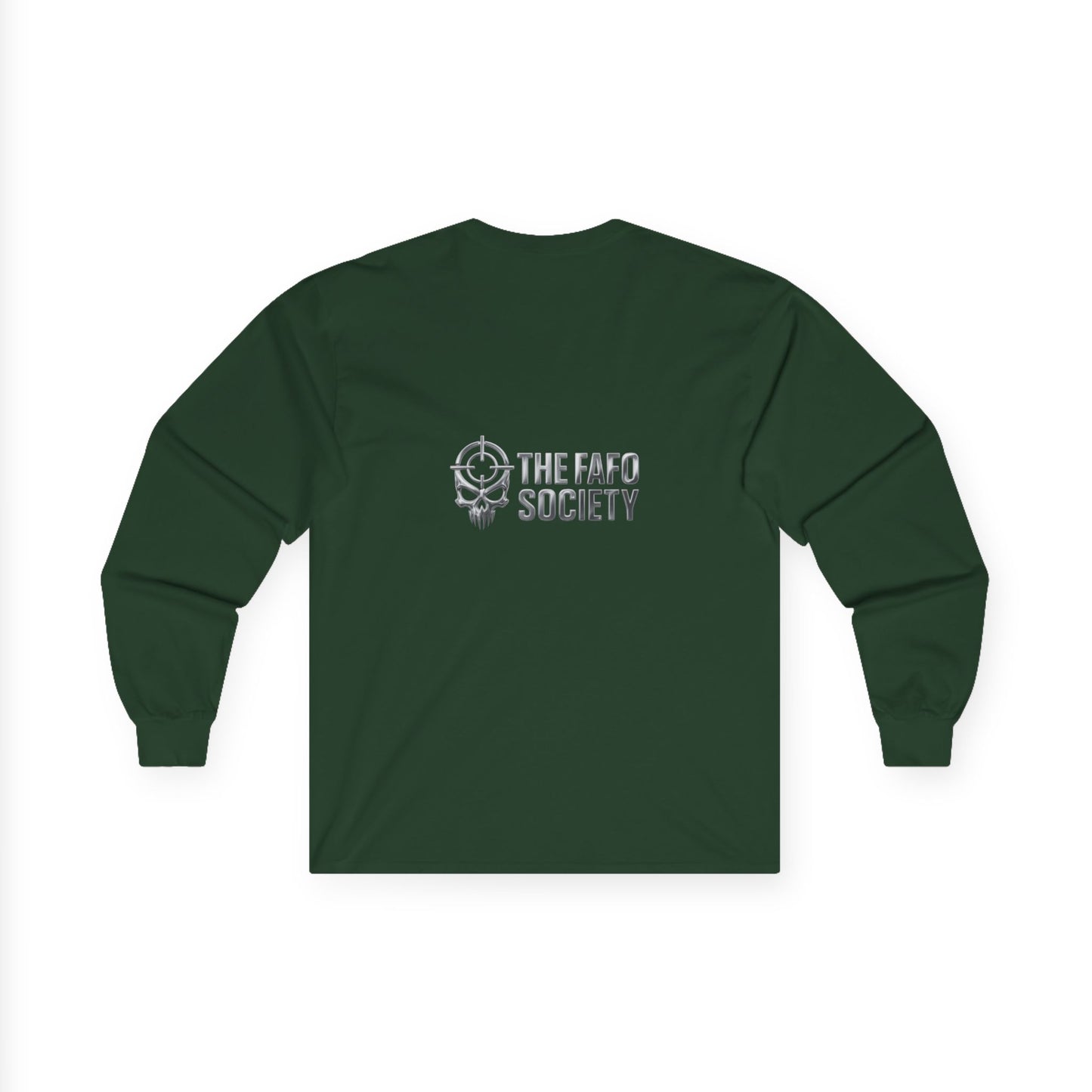 Long Sleeve Tee — Retro Arcade Collage "Trump Toll Booth" Design
