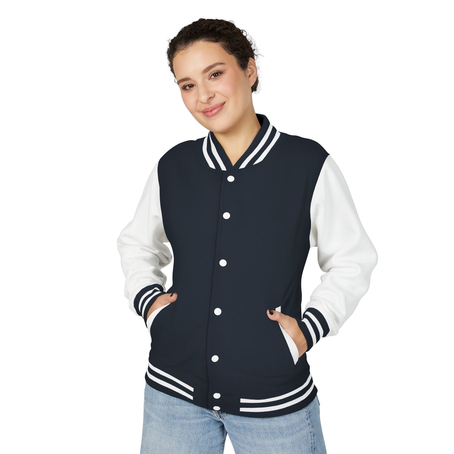 Letterman Jacket — Retro Graphic Back Patch