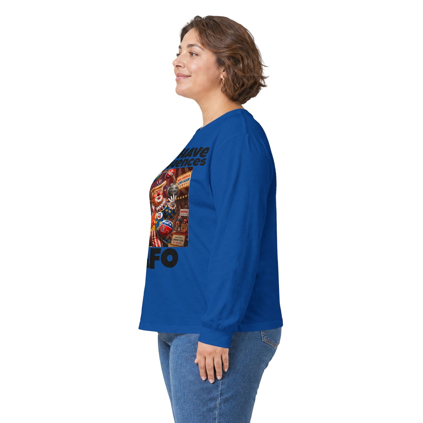 FAFO Long Sleeve Tee — "Votes Have Consequences" Political Statement Shirt