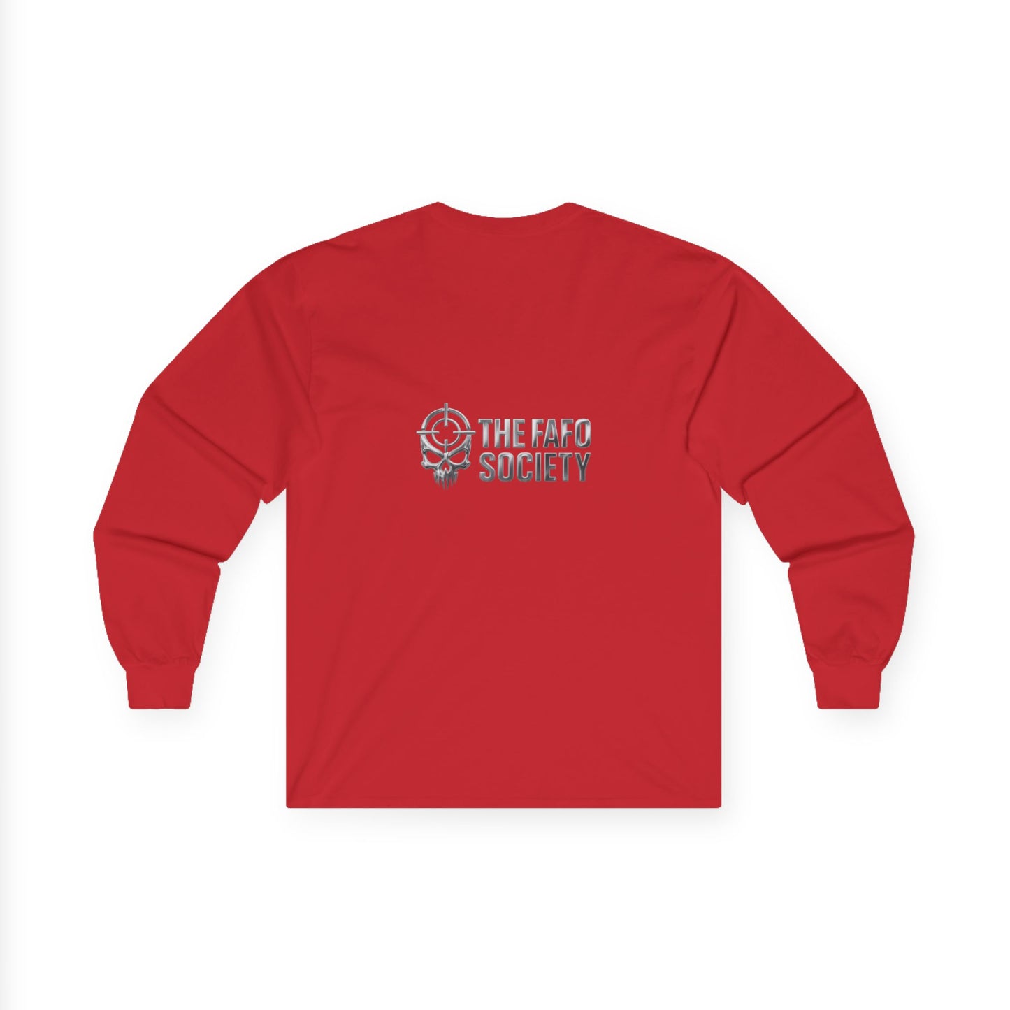 Long Sleeve Tee — Retro Arcade Collage "Trump Toll Booth" Design