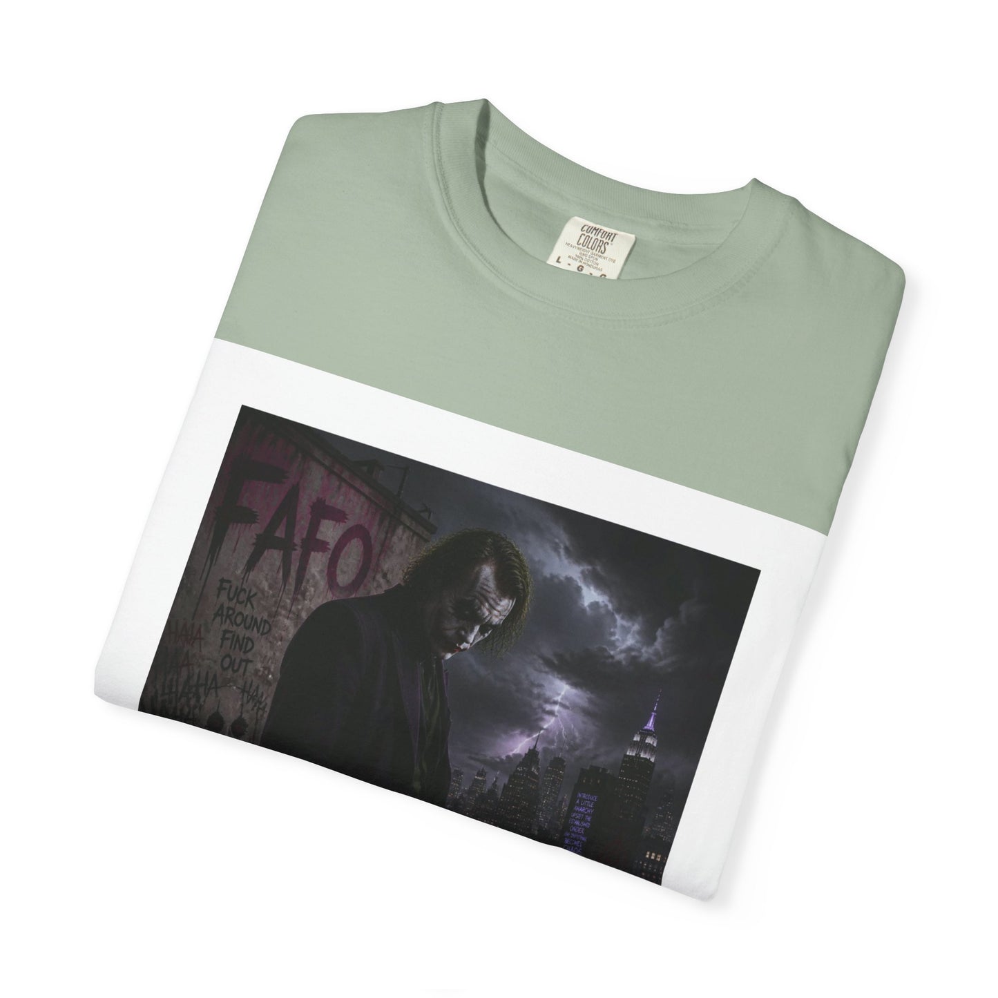 Dark Urban Noir T-Shirt — 'The Fafo Society' Skull Logo Tee