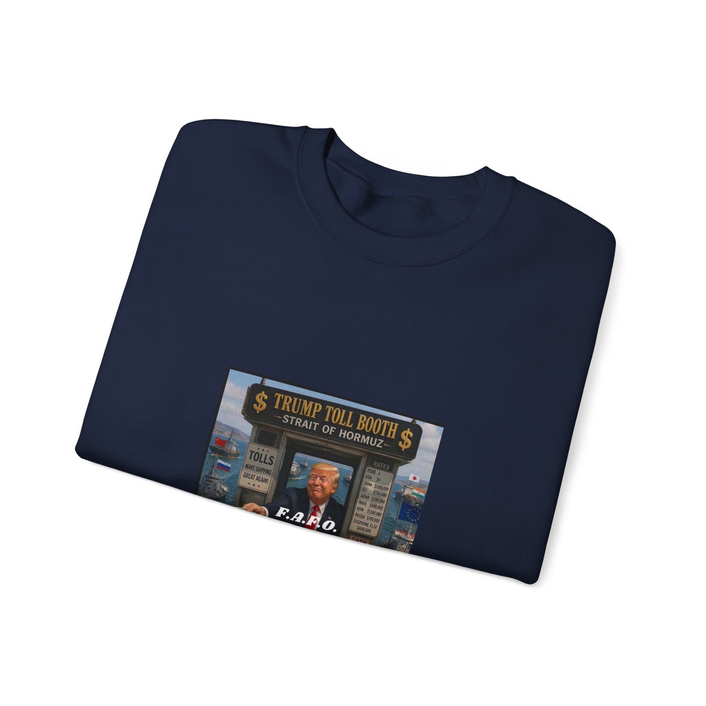 Vintage Arcade Poster Sweatshirt — "Realistic Tour Nights" Retro Gaming Crewneck