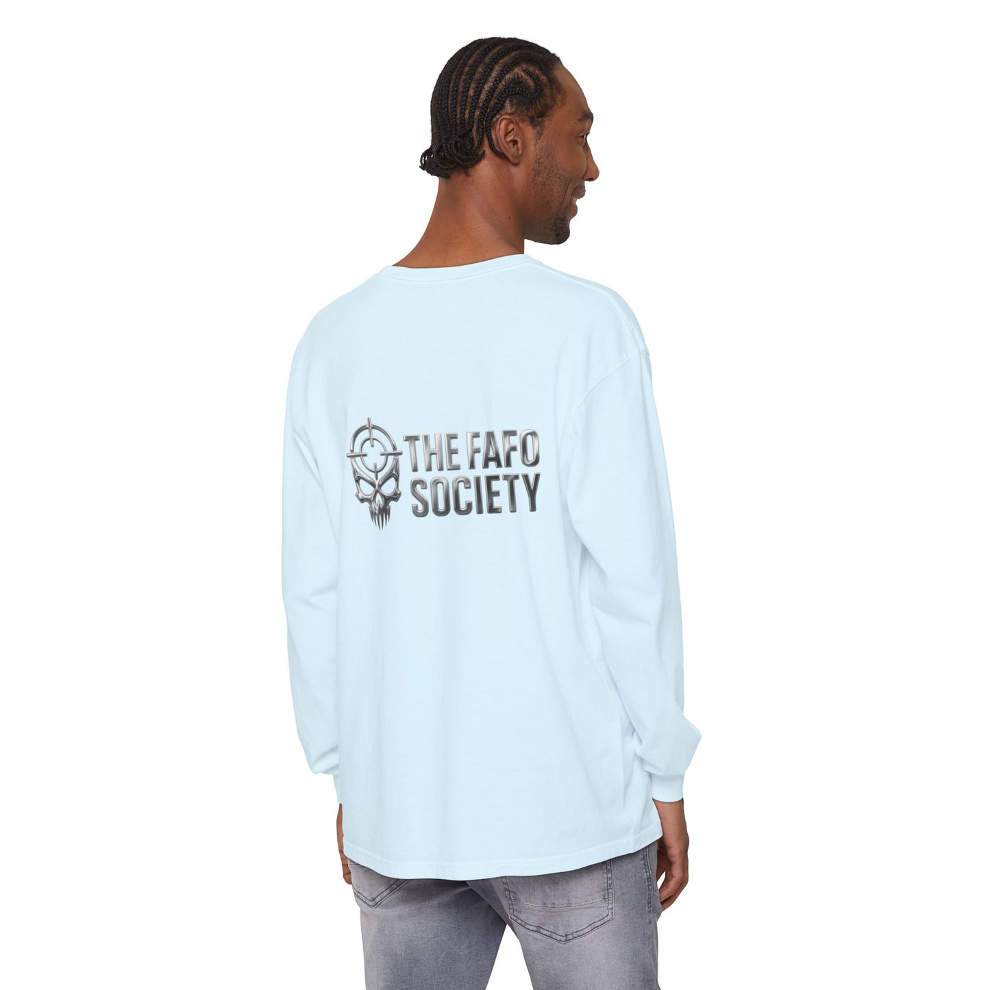Long Sleeve T-Shirt — 'He Who Fucks Around Finds Out' Phoenix Design (Proud Member of the FAFO Society)