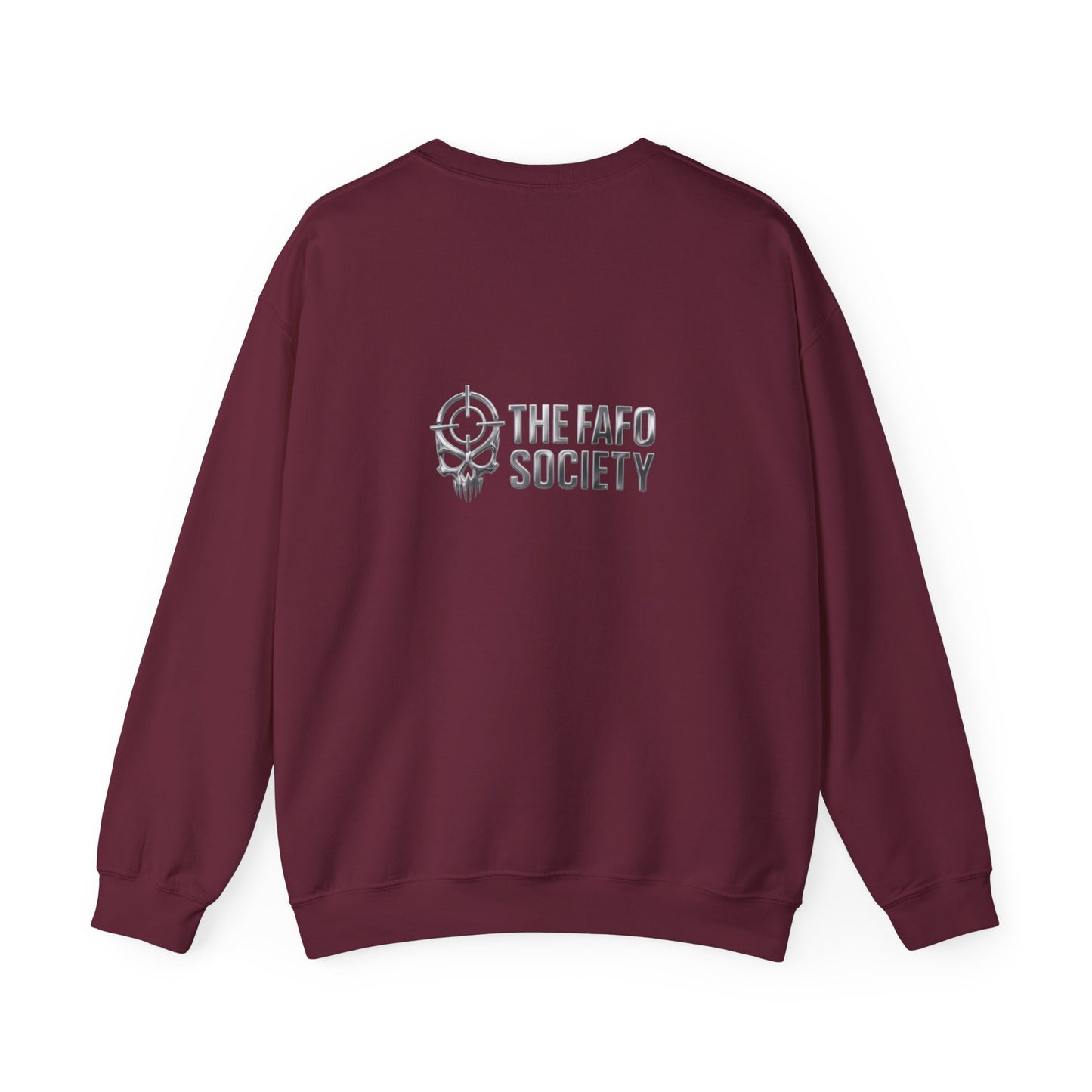 Donkey Kiss Warning Crewneck Sweatshirt — Funny Farm Animal Graphic