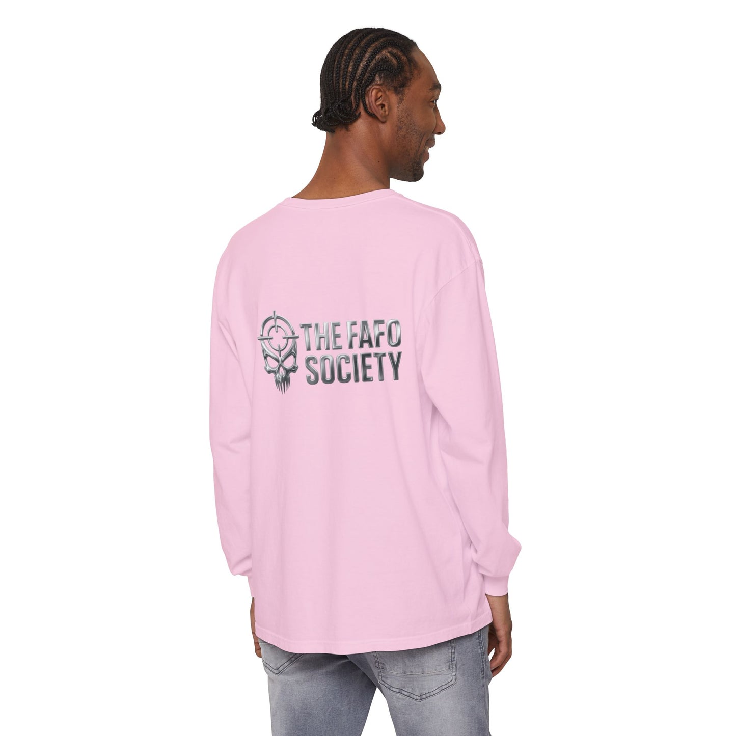Long Sleeve T-Shirt — 'He Who Fucks Around Finds Out' Phoenix Design (Proud Member of the FAFO Society)